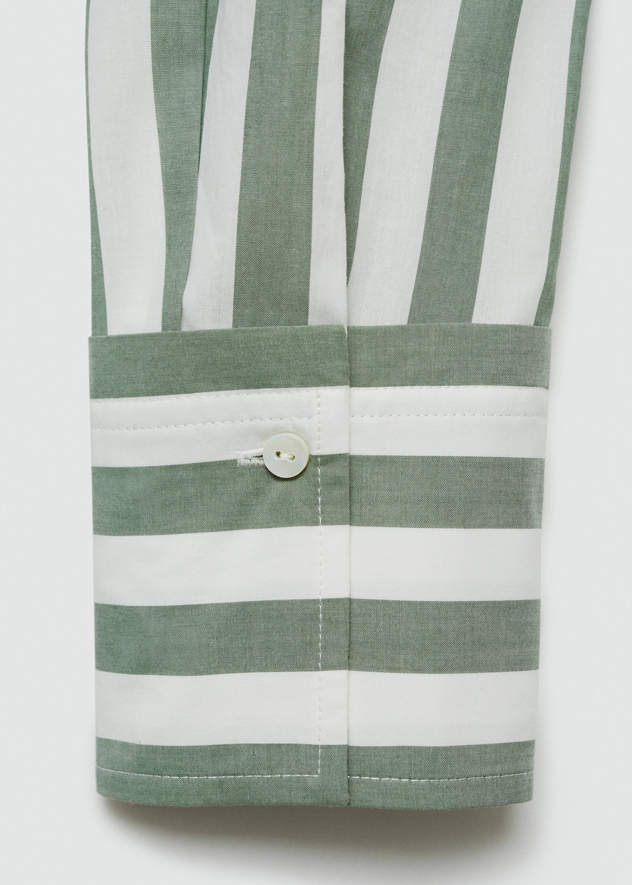 Striped cotton shirt - Details of the article 0