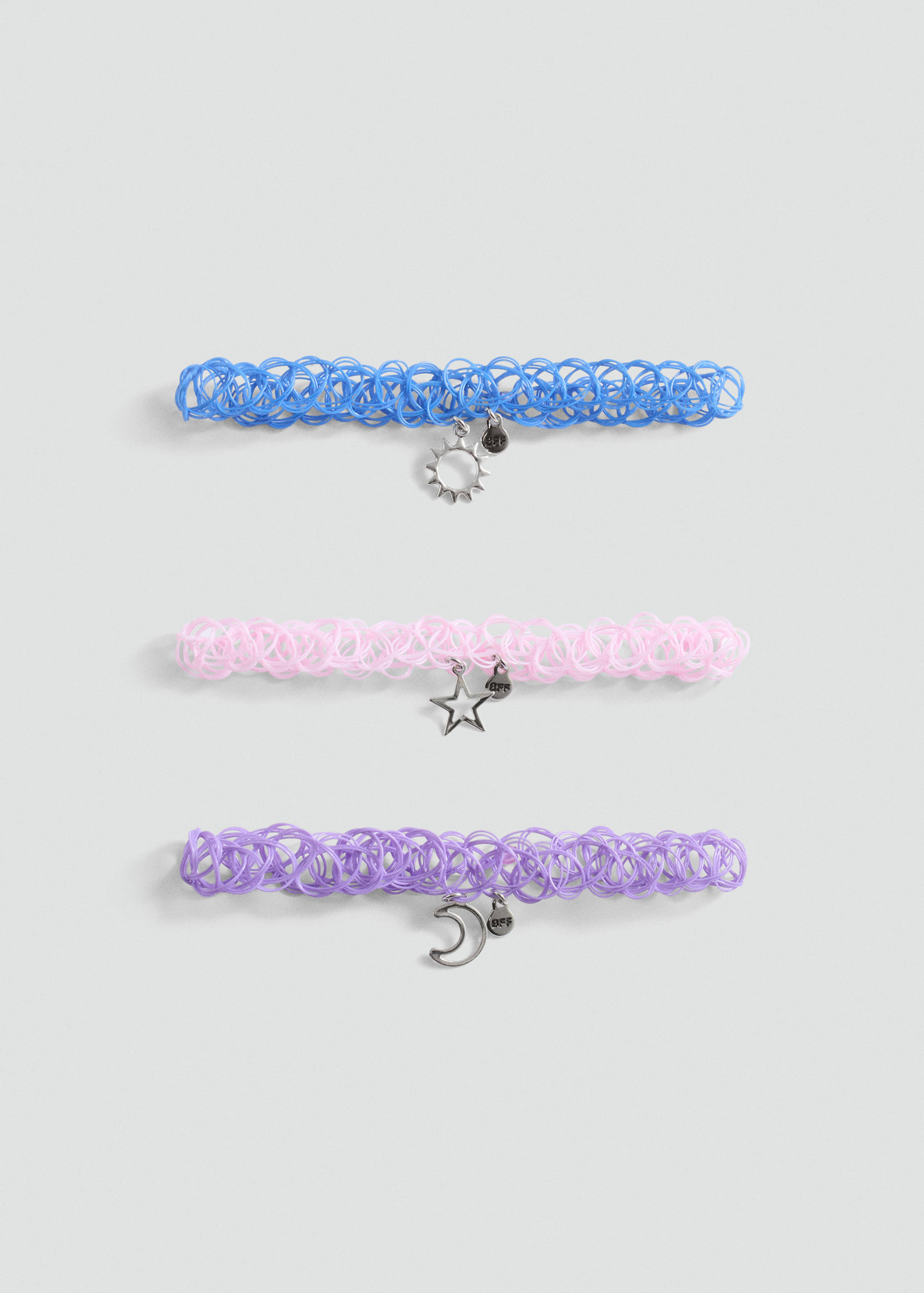 Pack of 3 Best Friends necklaces - Article without model