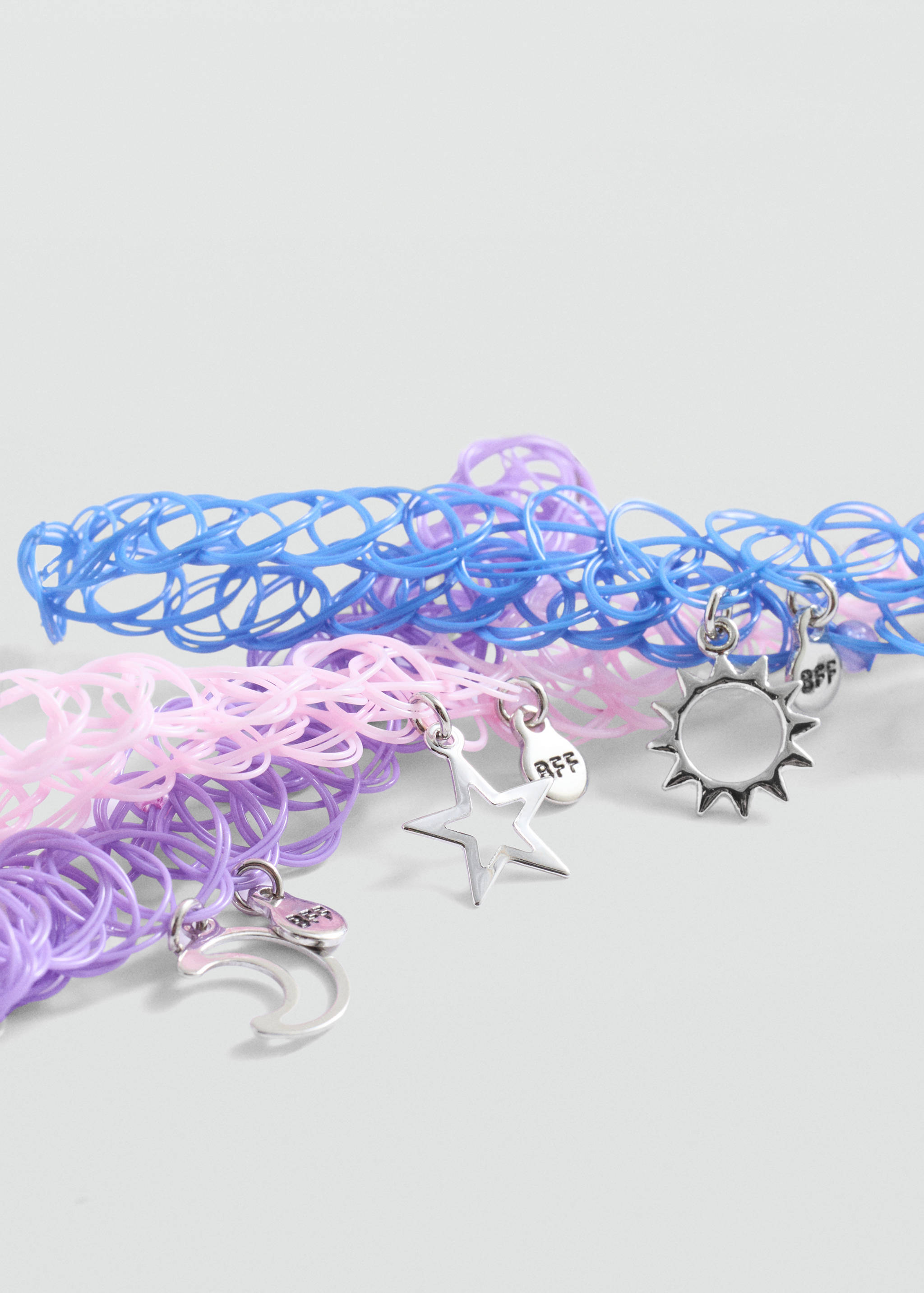 Pack of 3 Best Friends necklaces - Medium plane