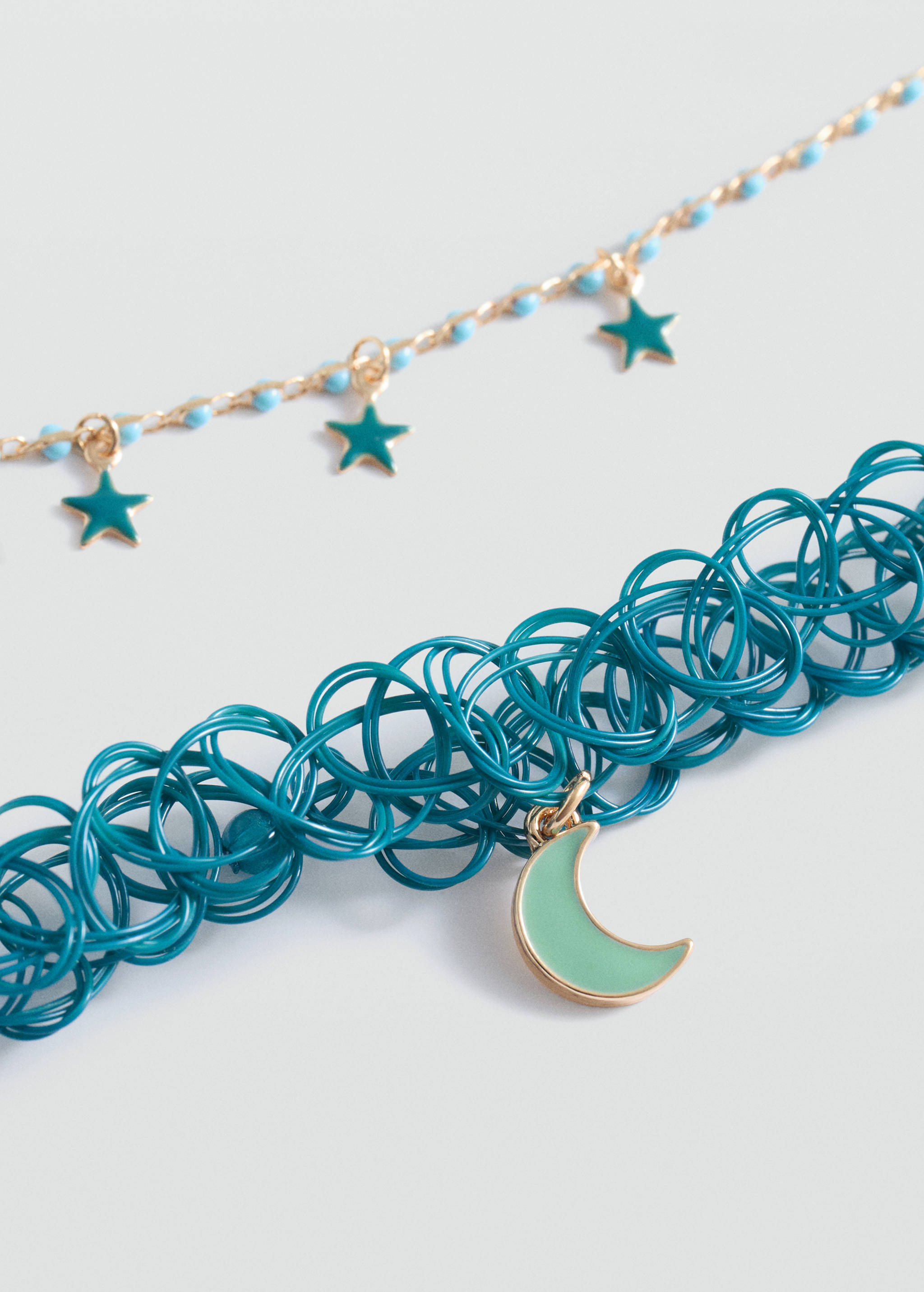 Stars necklace 2 pack - Medium plane