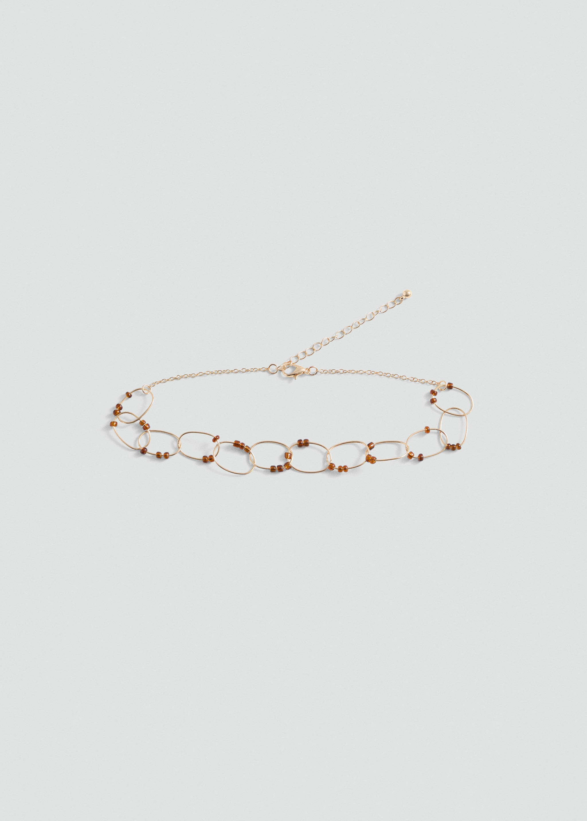 Choker with interlocking hoops - Article without model