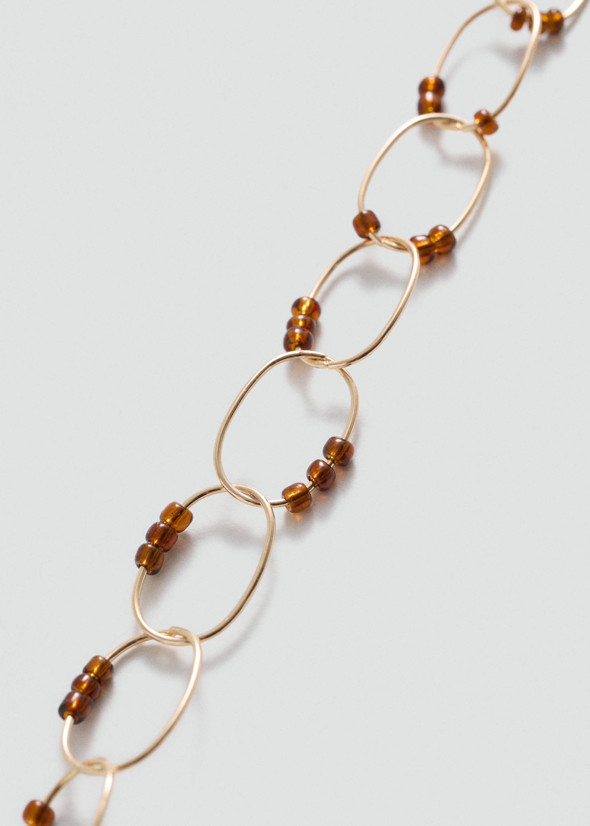 Choker with interlocking hoops - Medium plane