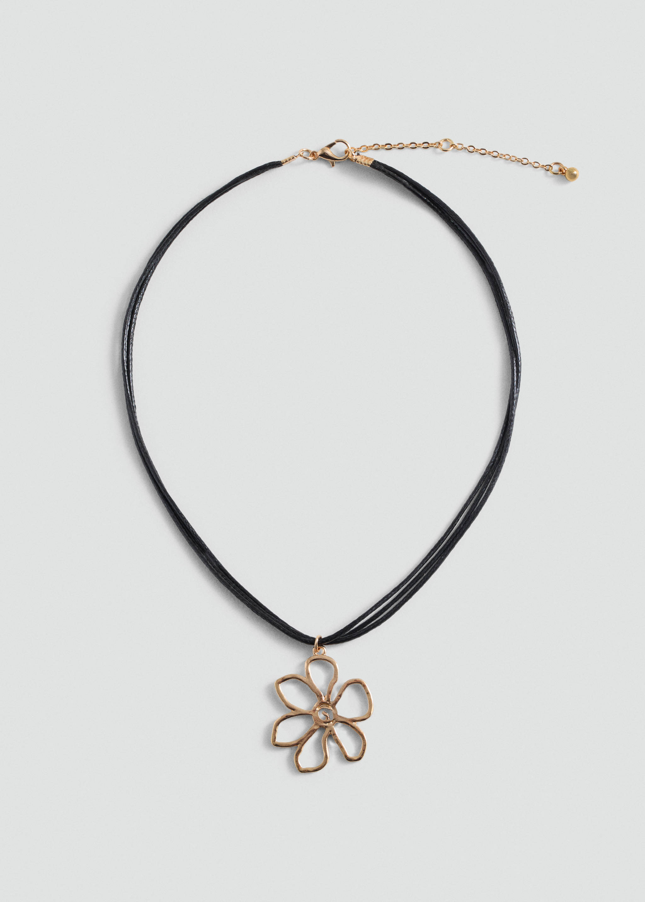 Flower cord necklace - Article without model