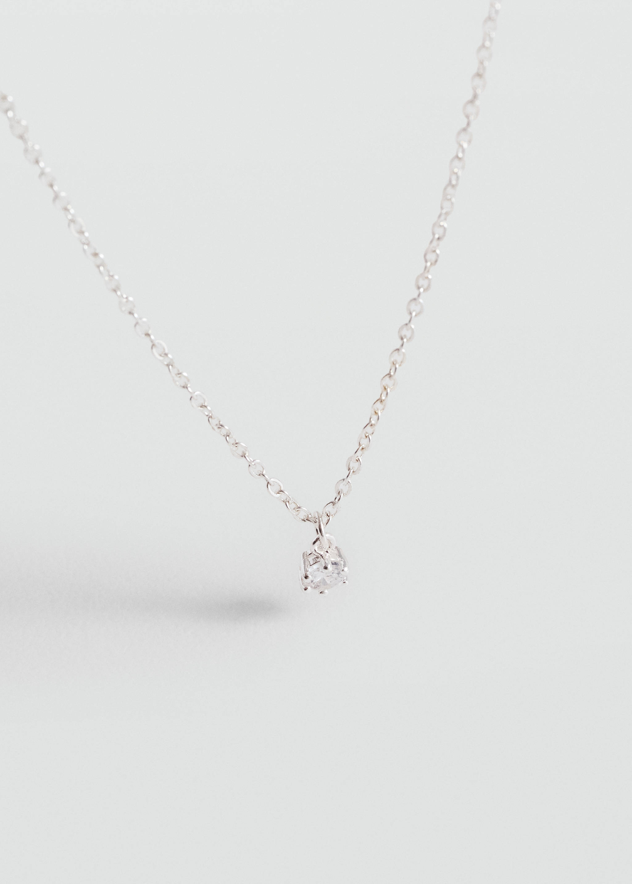 Crystal pendant necklace - Medium plane