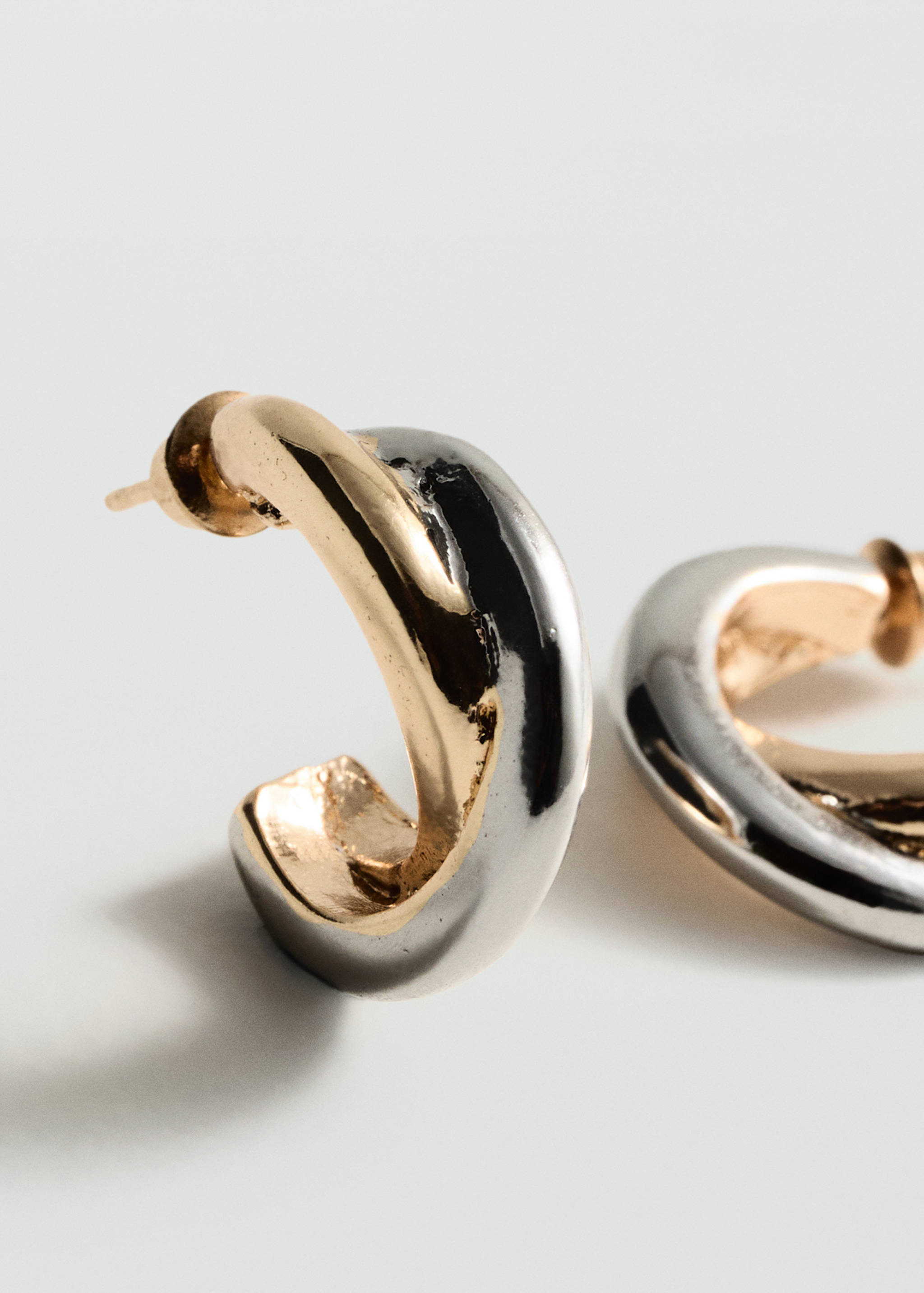 Boucles d'oreilles combinées - Plan moyen
