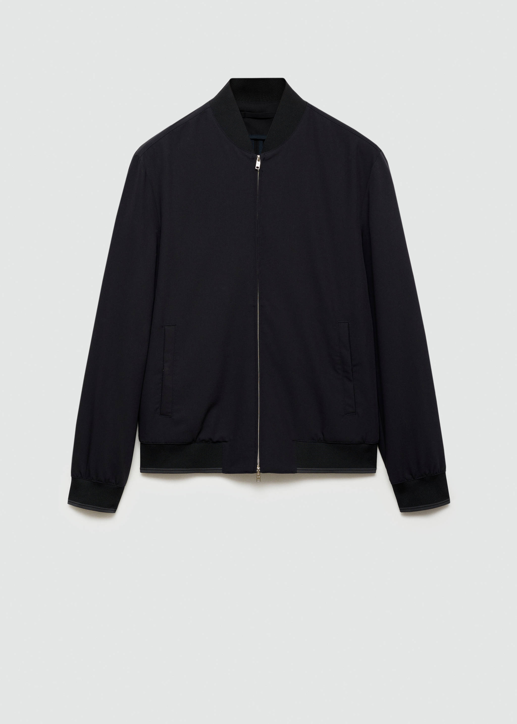 Stretch-fabric bomber jacket - Article without model