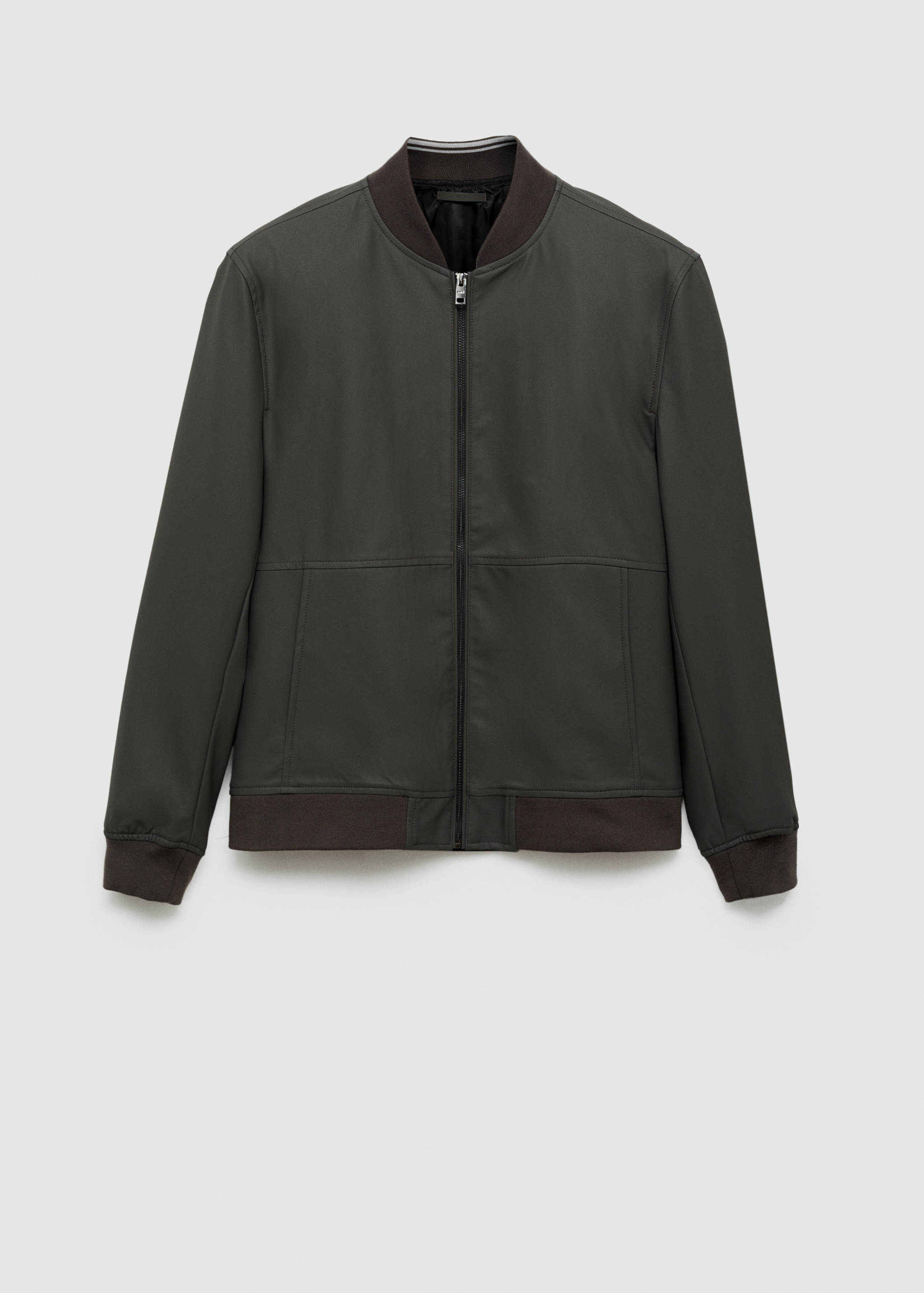 Jaqueta bomber efecte pell - Article sense model