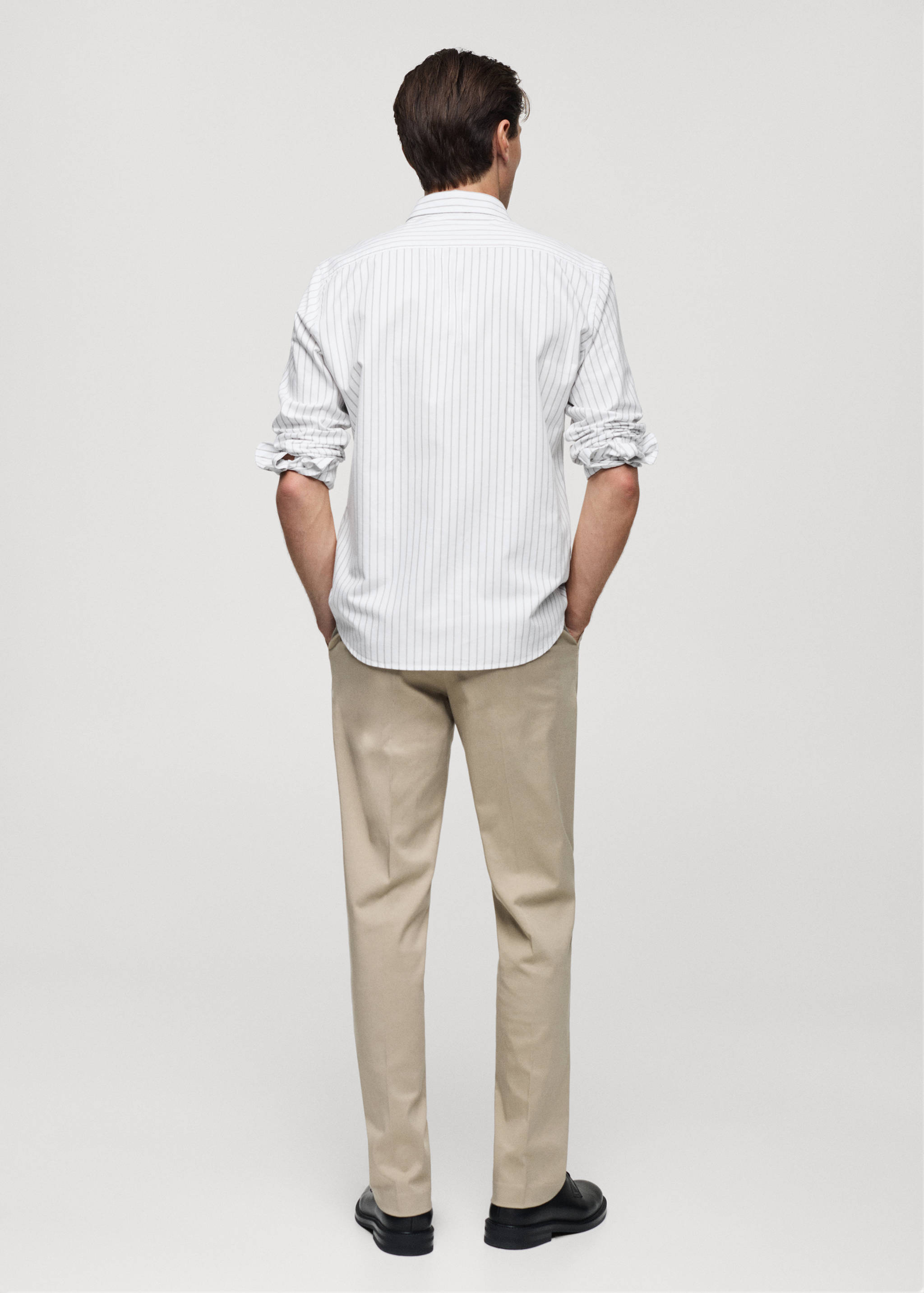 100% cotton kodak striped shirt - Reverse of the article