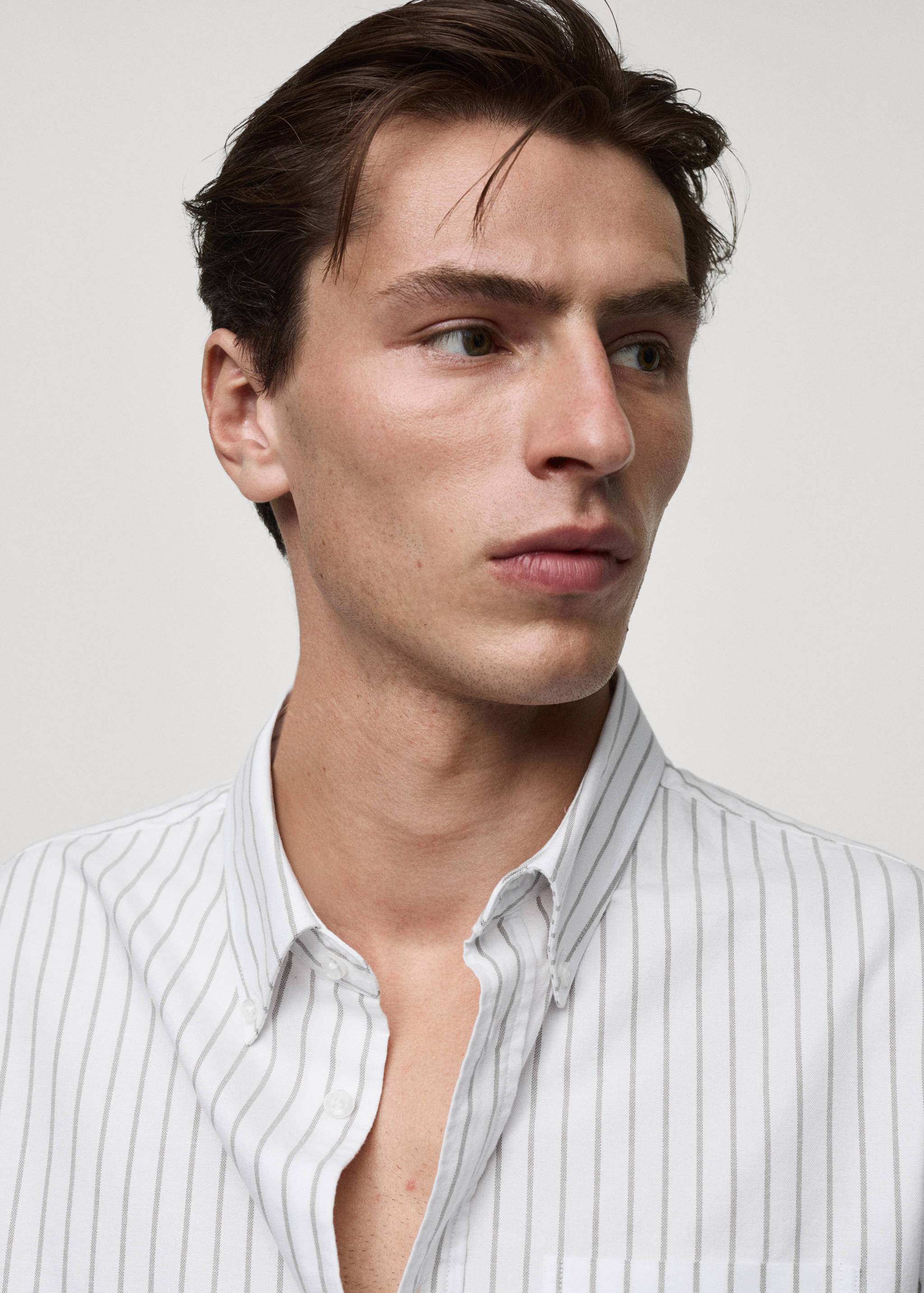100% cotton kodak striped shirt - Details of the article 1