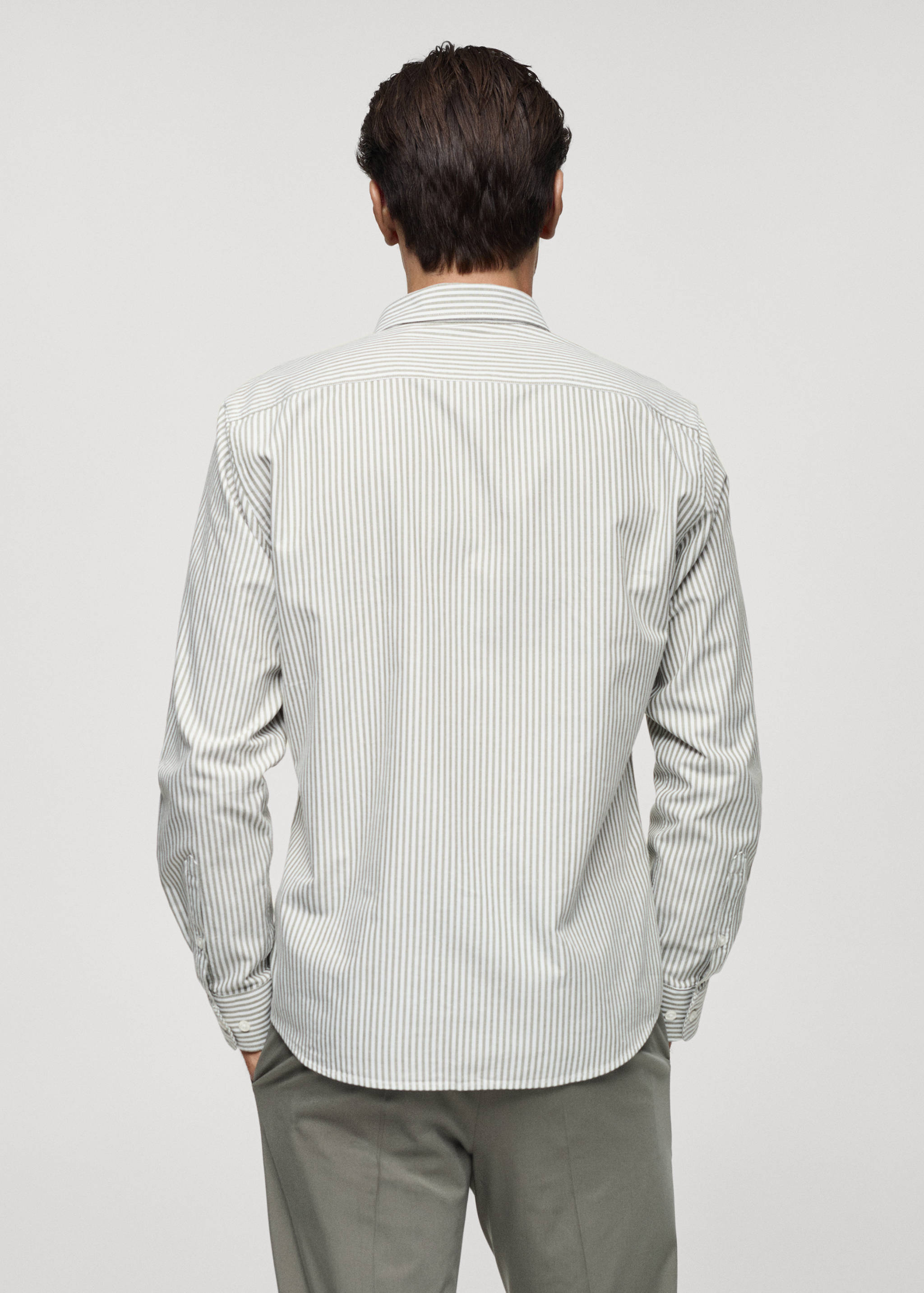 100% cotton kodak striped shirt - Reverse of the article