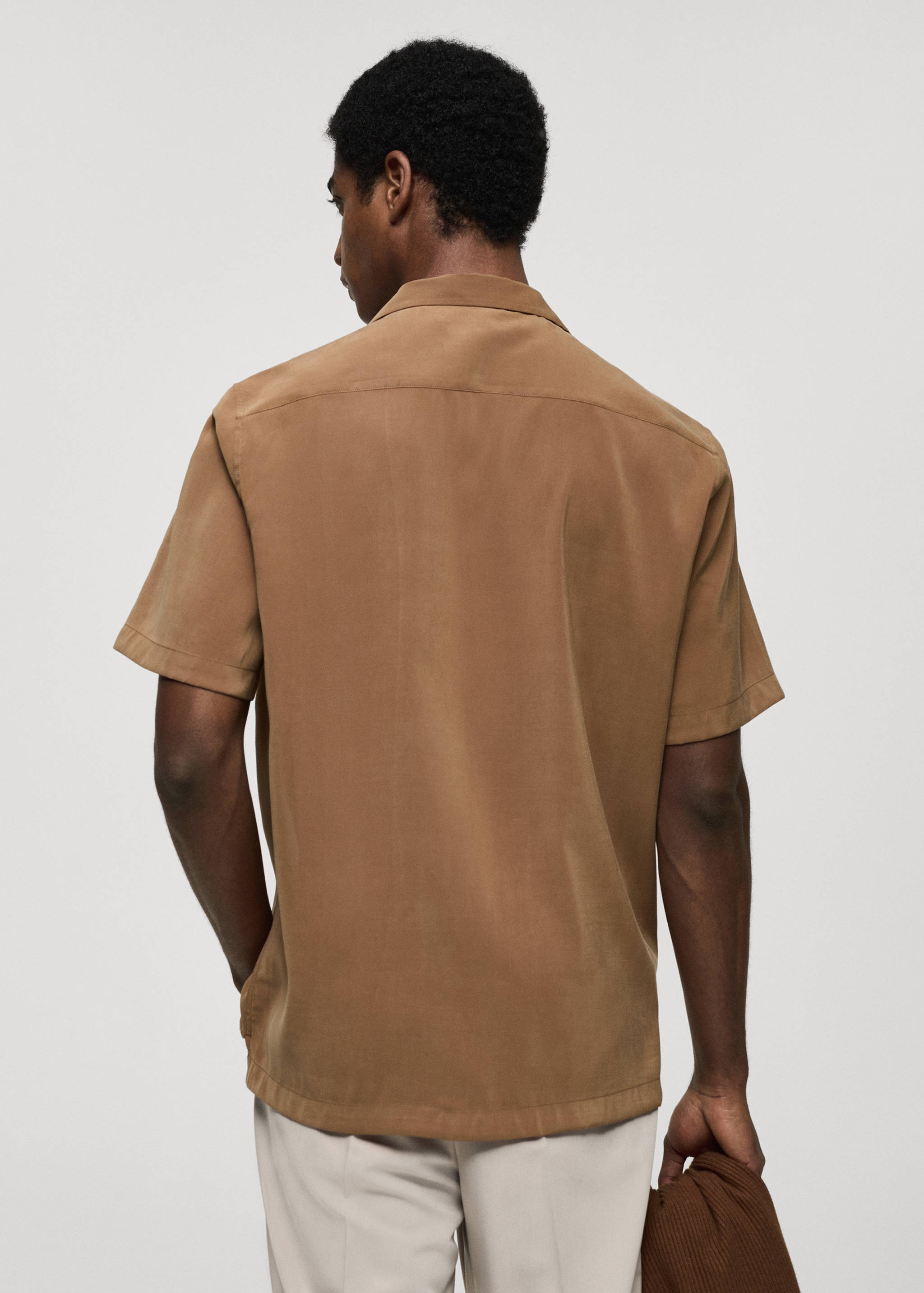 Regular-fit shirt with pockets - Reverse of the article