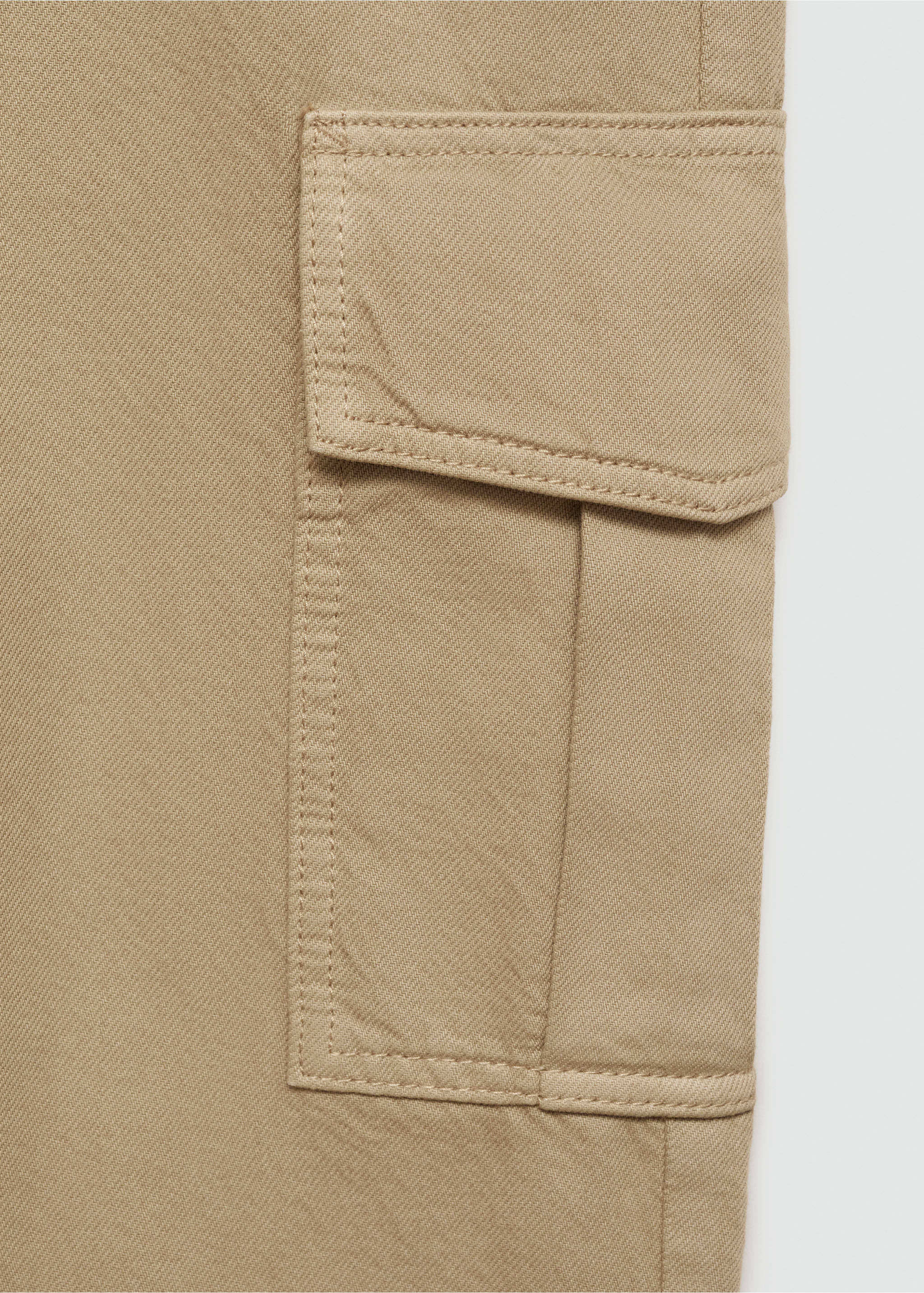 Jeans cargo straight fit - Detalle del artículo 0, Khaki. Ref: 77004446-00.