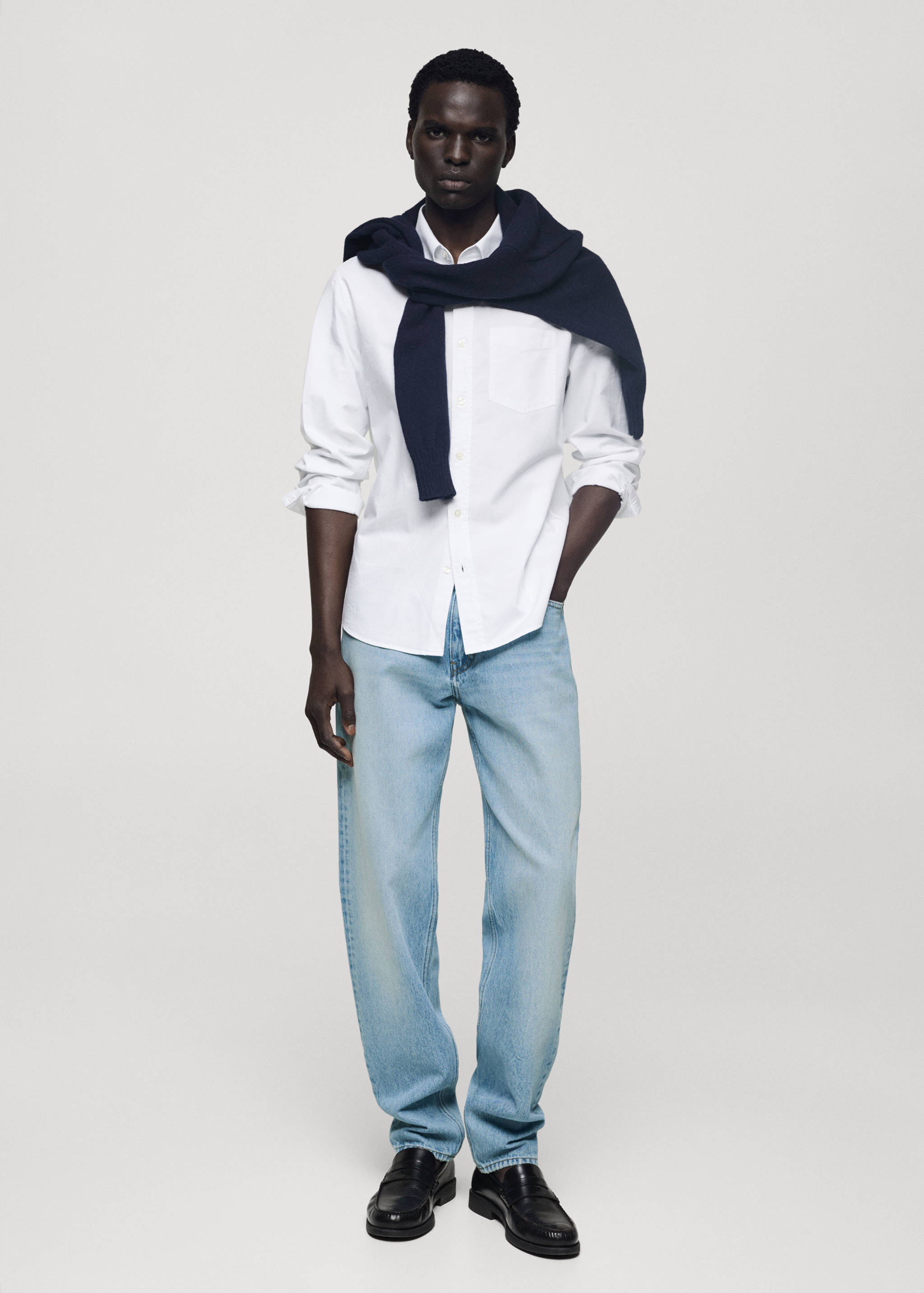 Jean Bob regular fit délavé clair - Plan général