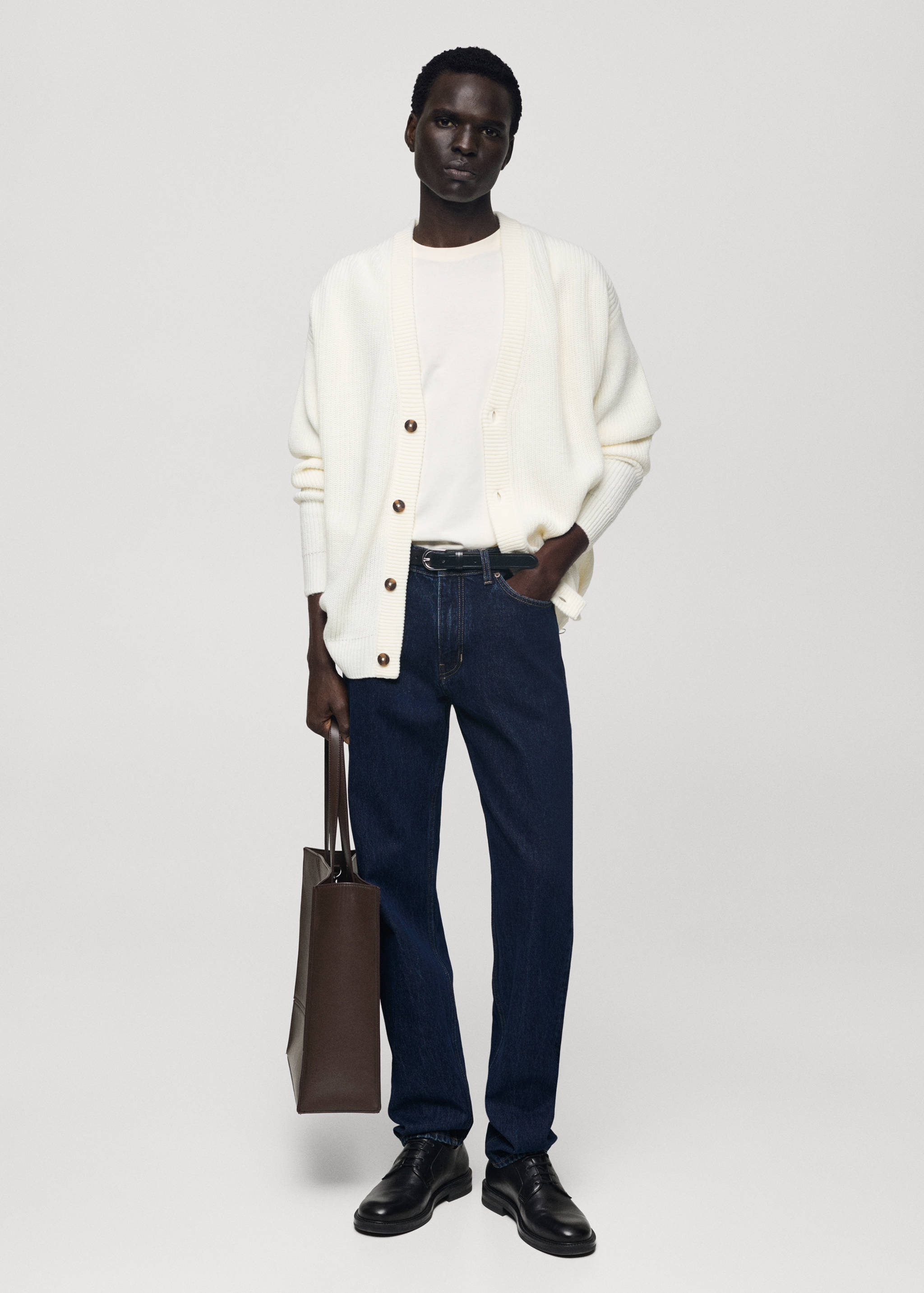 Jean Bob regular fit délavé foncé - Plan général