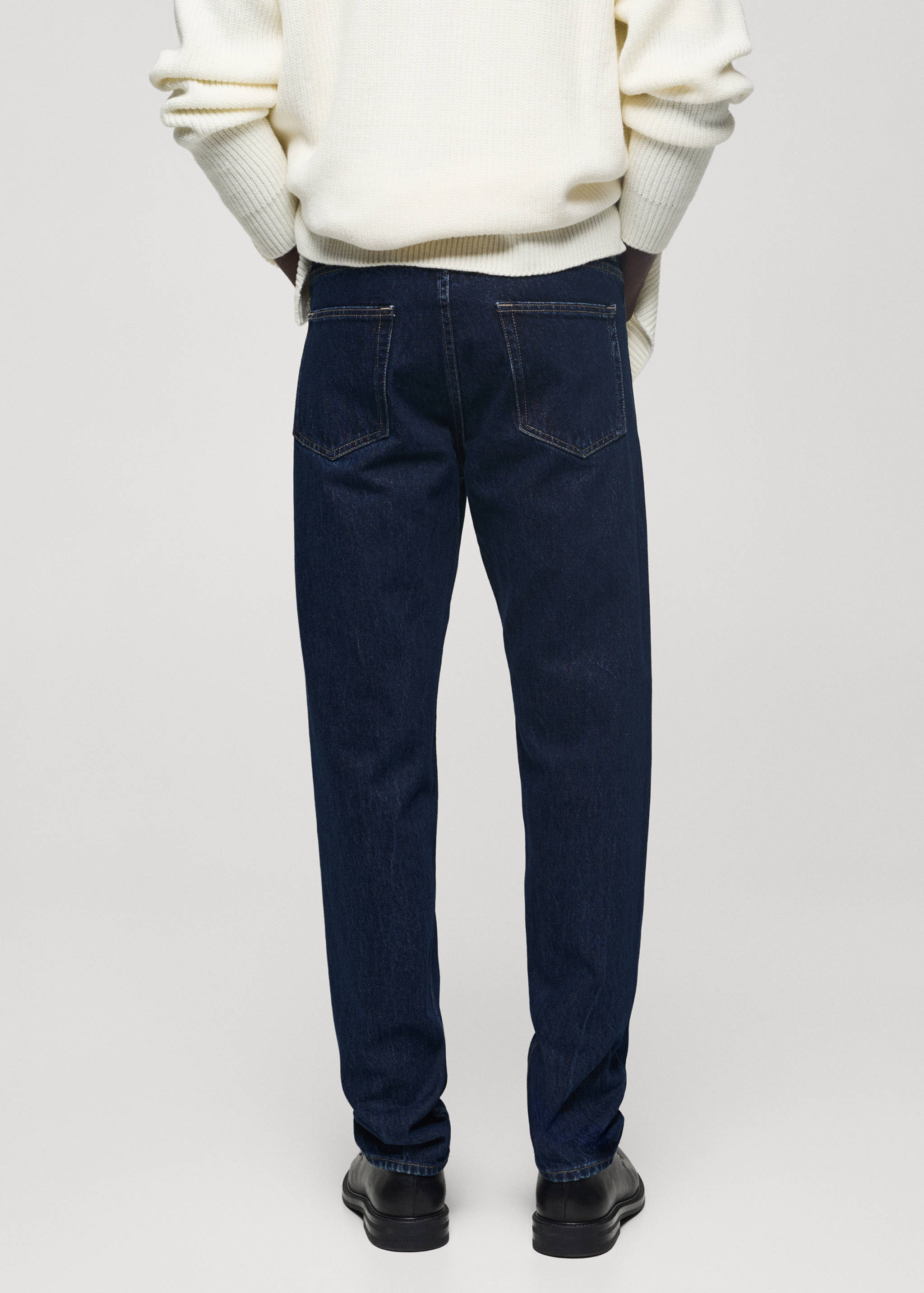 Jean Bob regular fit délavé foncé - Verso de l’article