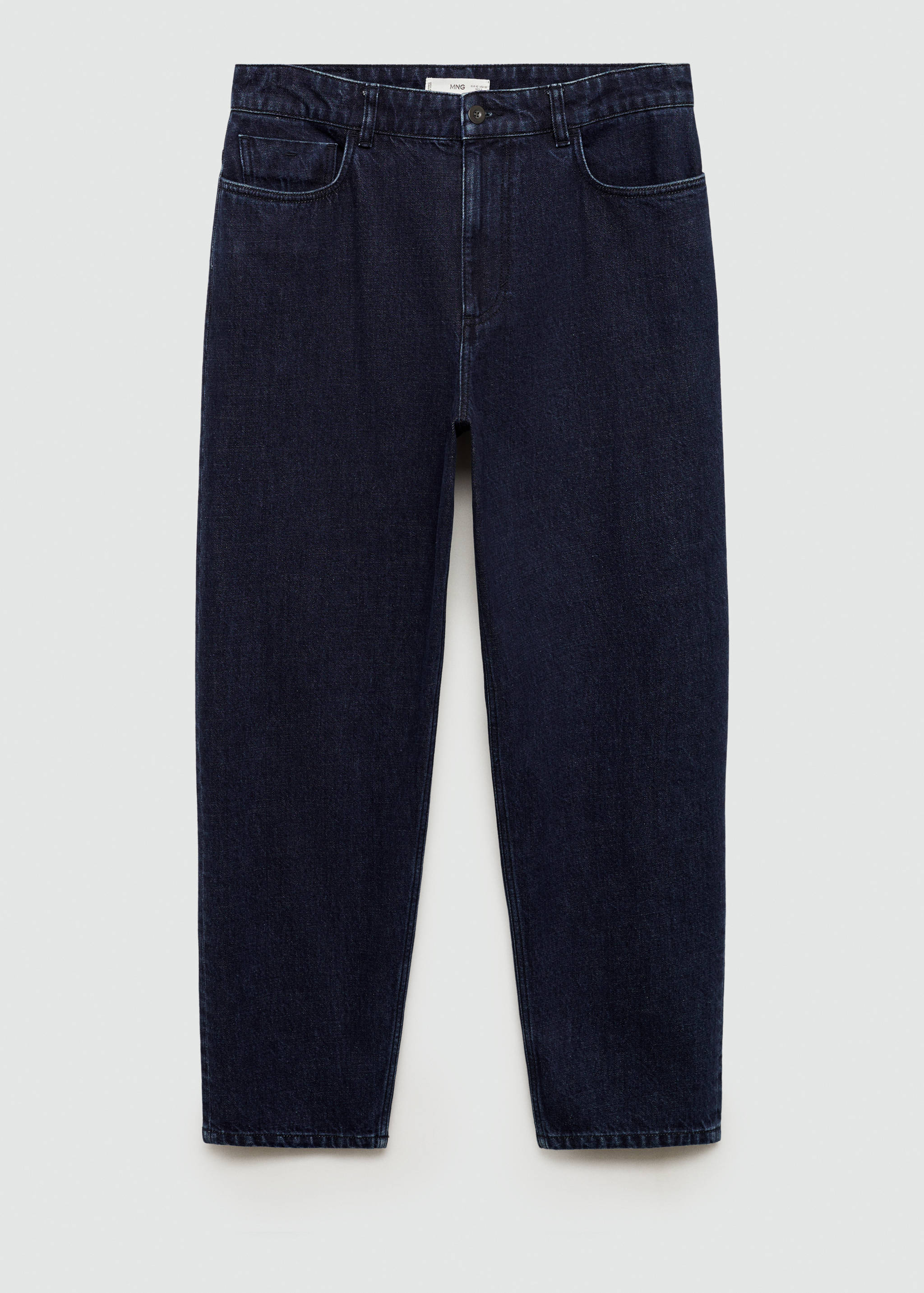 Relaxed-fit dark wash jeans - Article without model