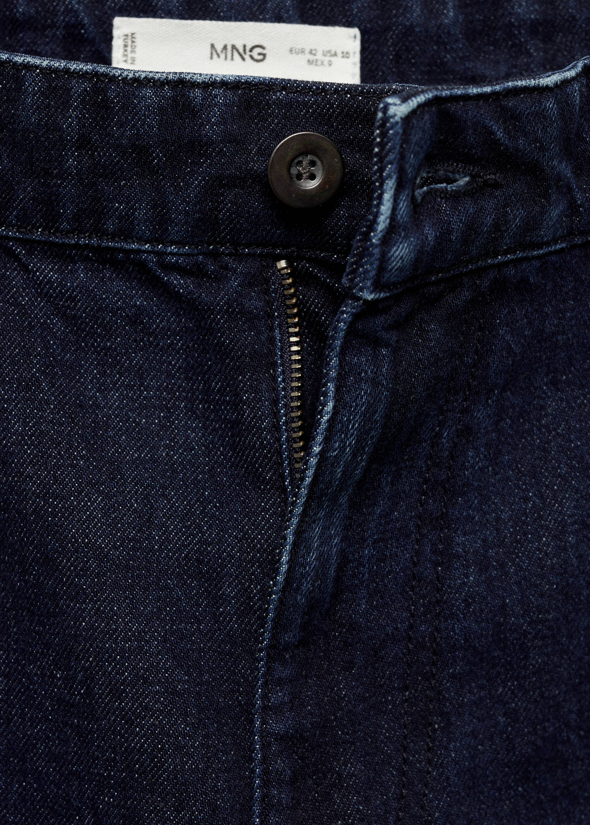 Relaxed-fit dark wash jeans - Details of the article 8