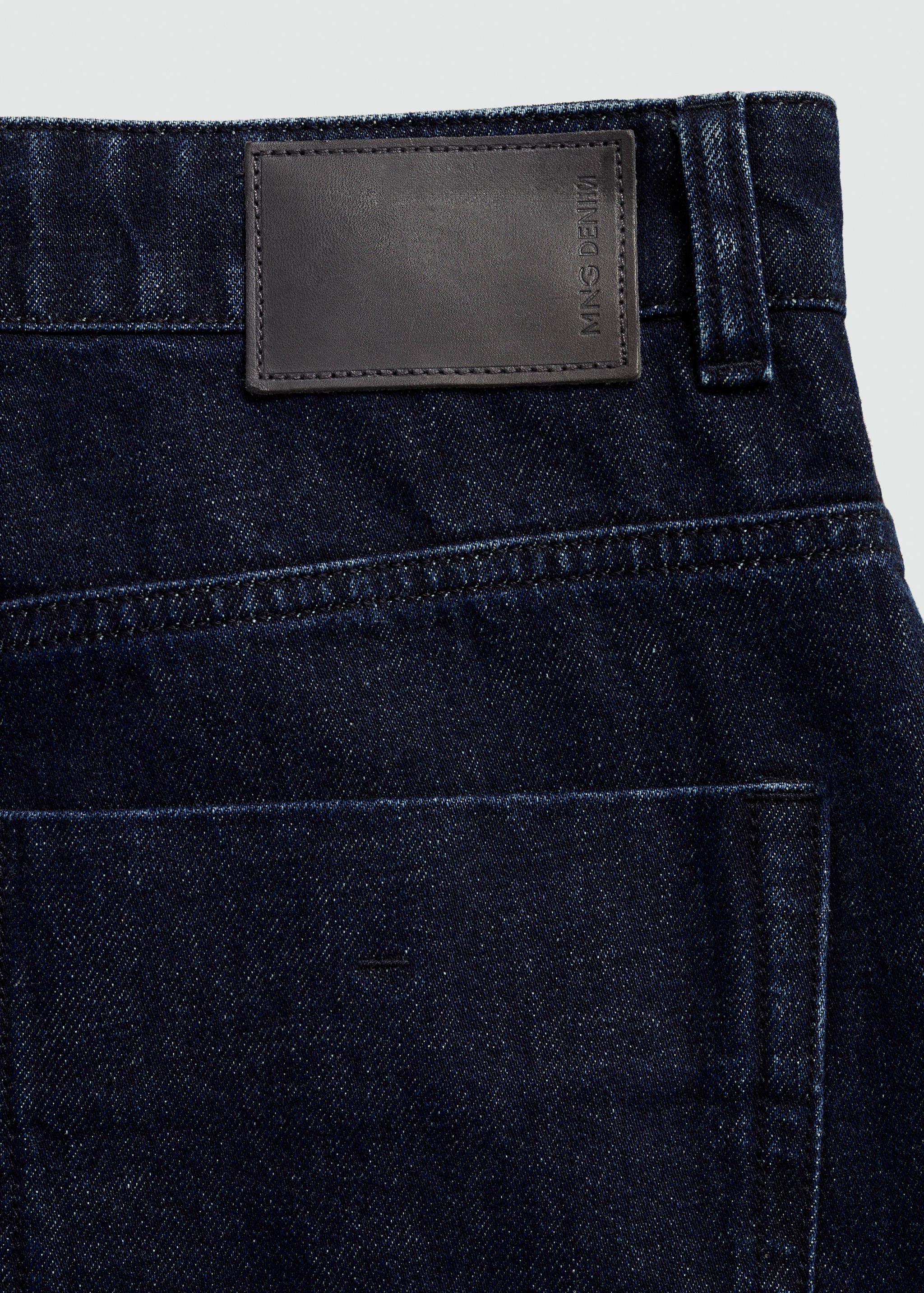 Relaxed-fit dark wash jeans - Details of the article 0