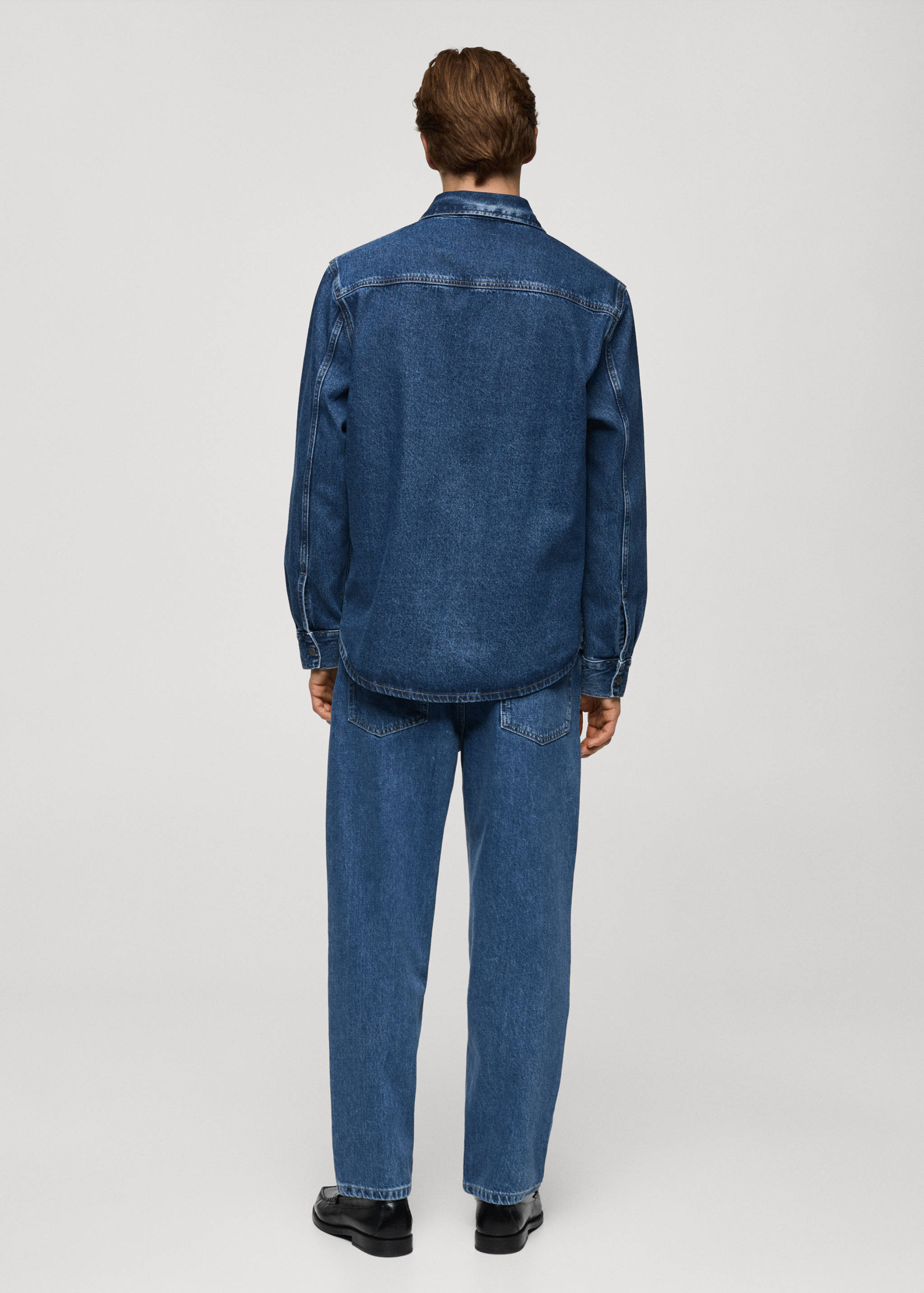 Relaxed-fit cropped jeans - Reverse of the article