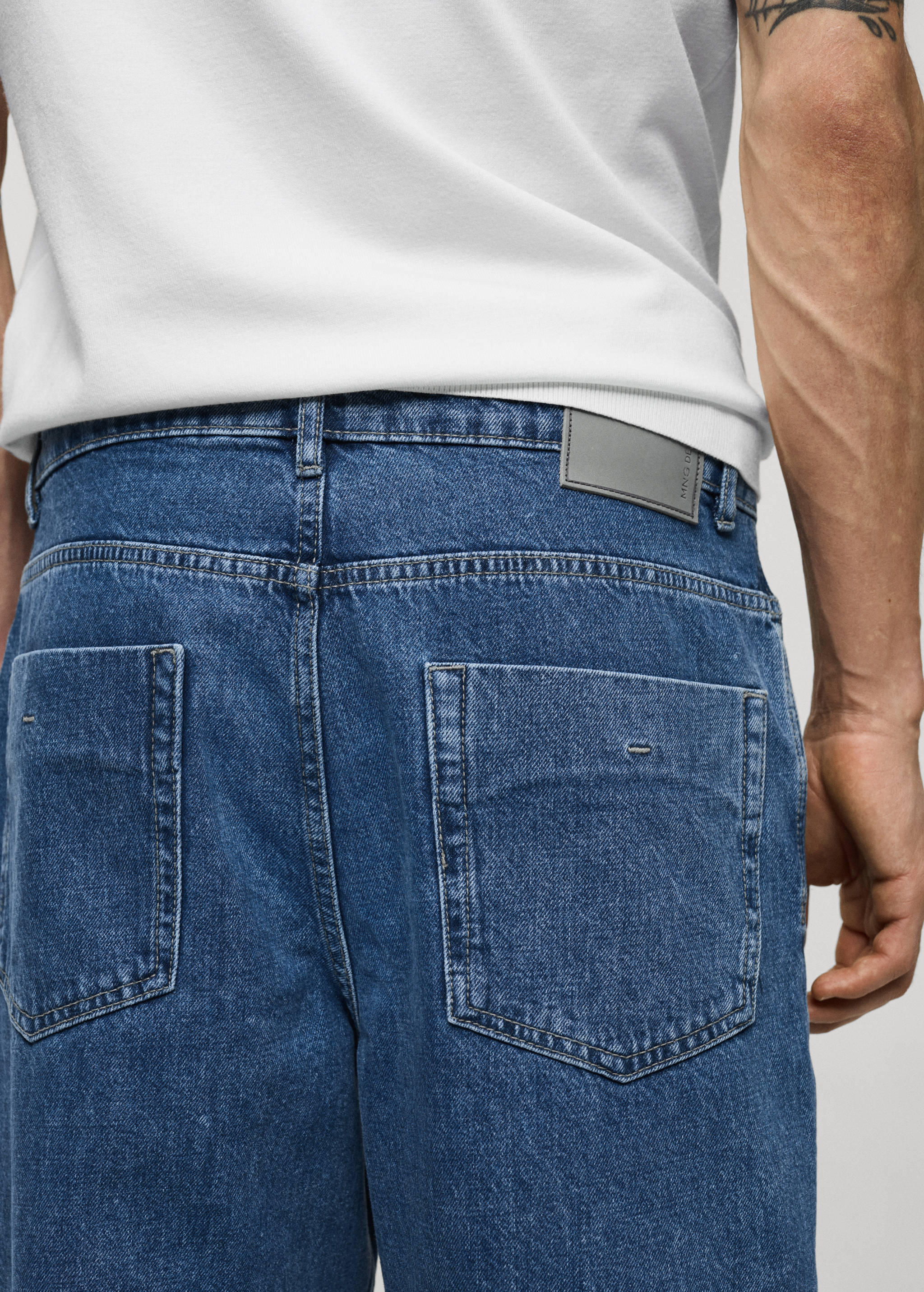 Relaxed-fit cropped jeans - Details of the article 6