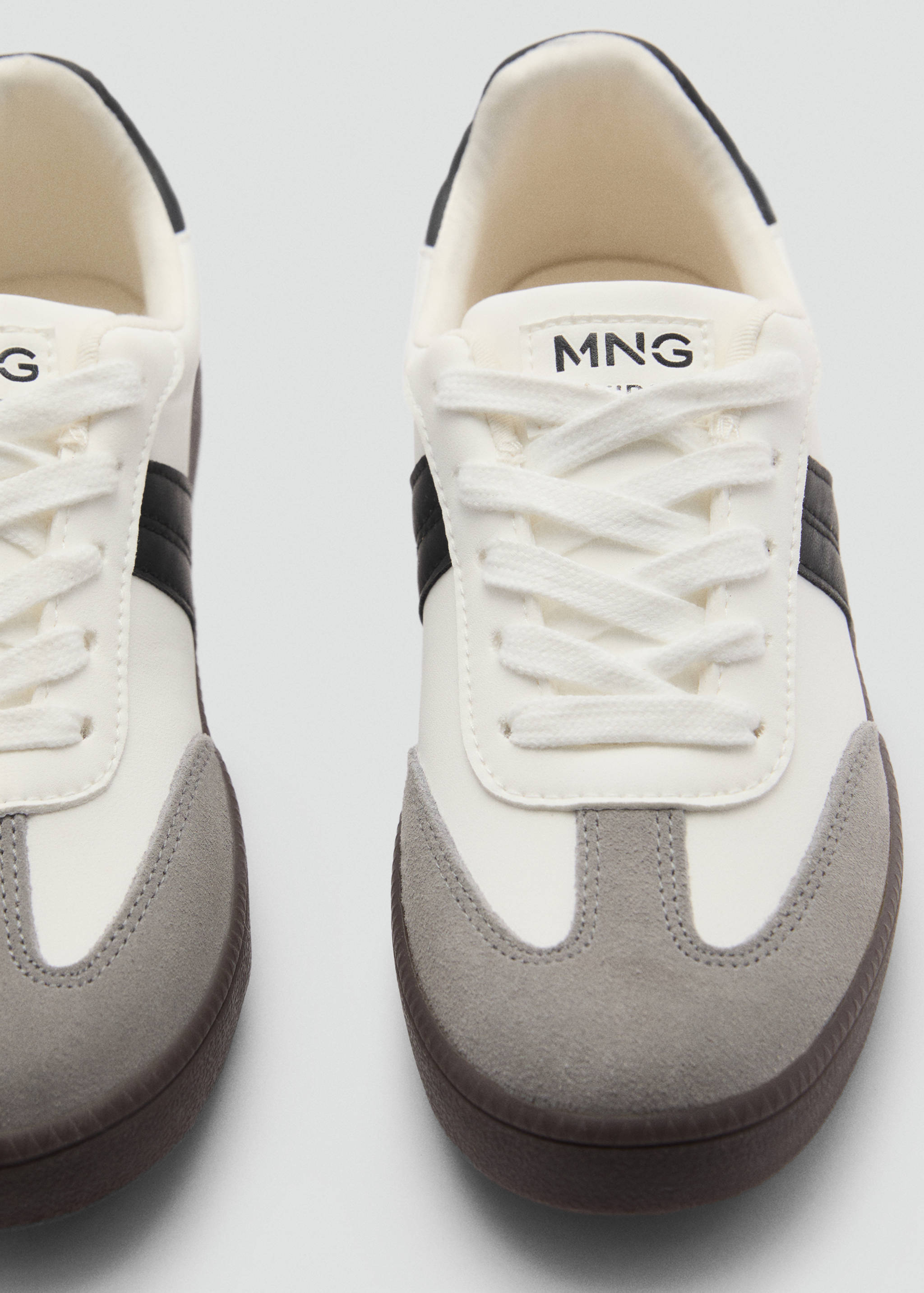 Leather mixed sneakers - Details of the article 2