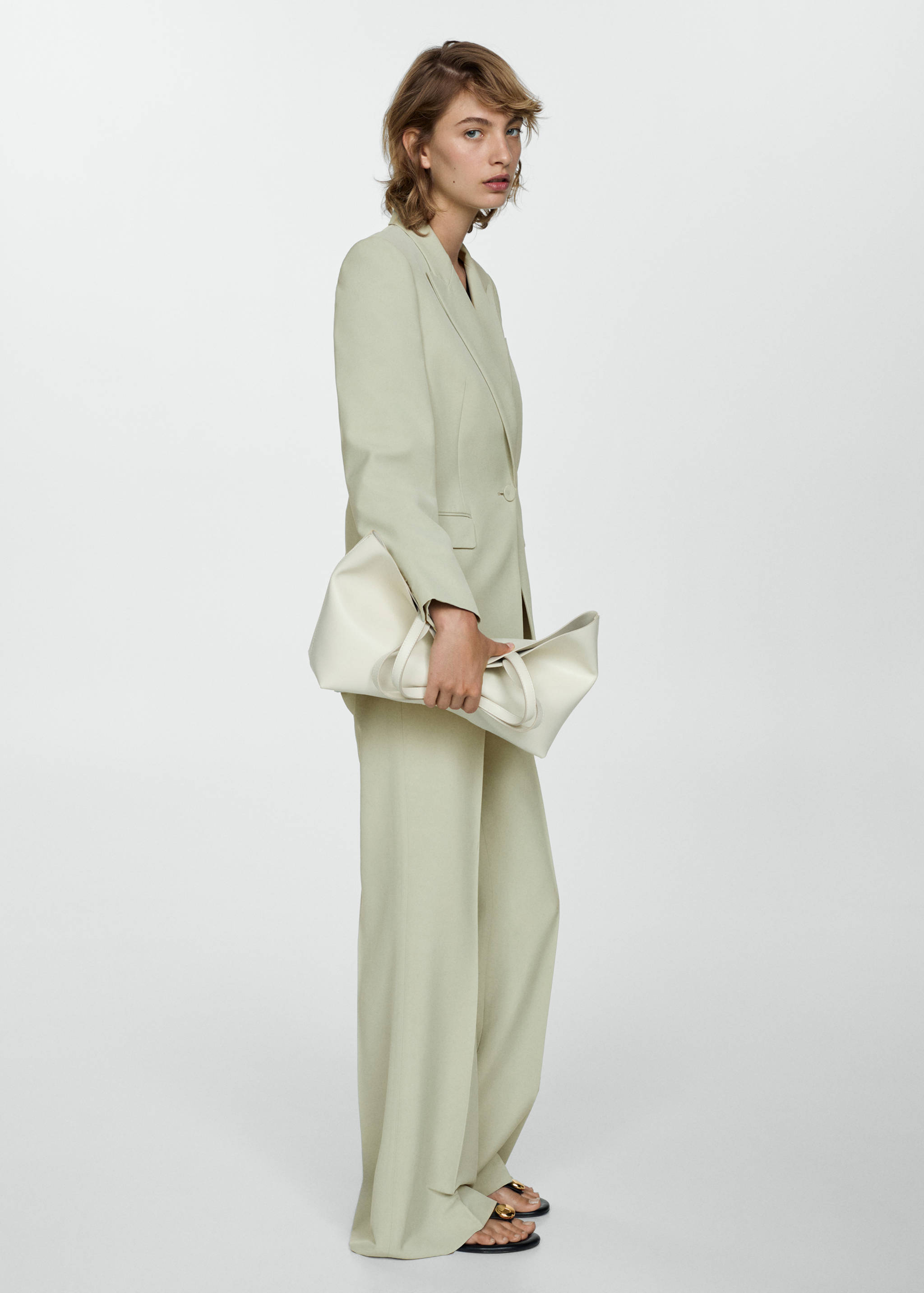 Lyocell suit trousers - General plane