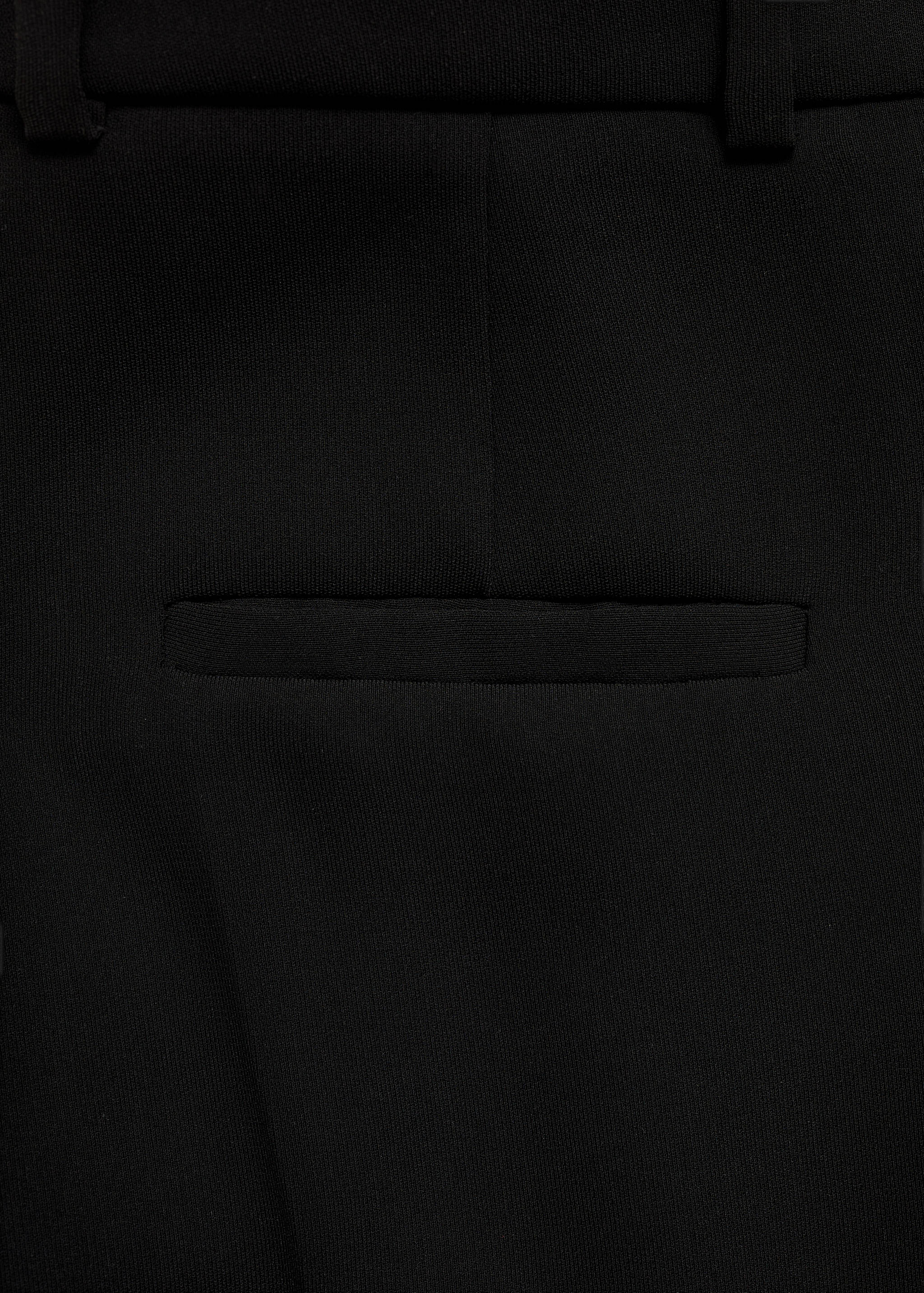 Wide leg suit trousers - Details of the article 0