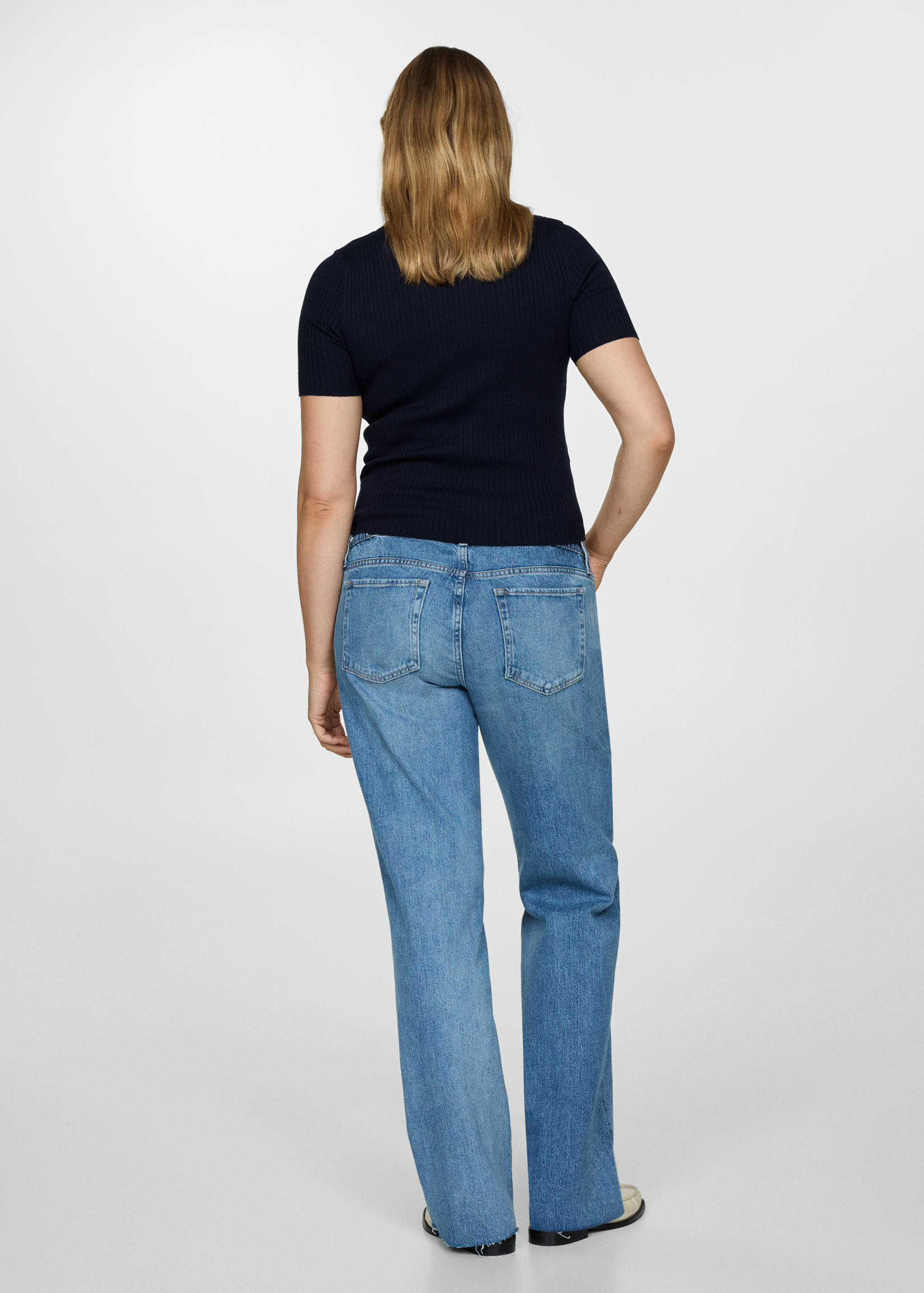 Maternity wide leg jeans - Reverse of the article