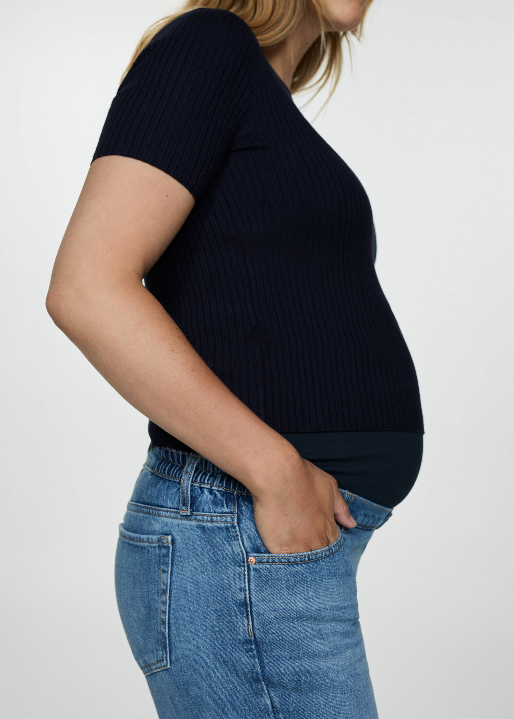 Maternity wide leg jeans - Details of the article 6