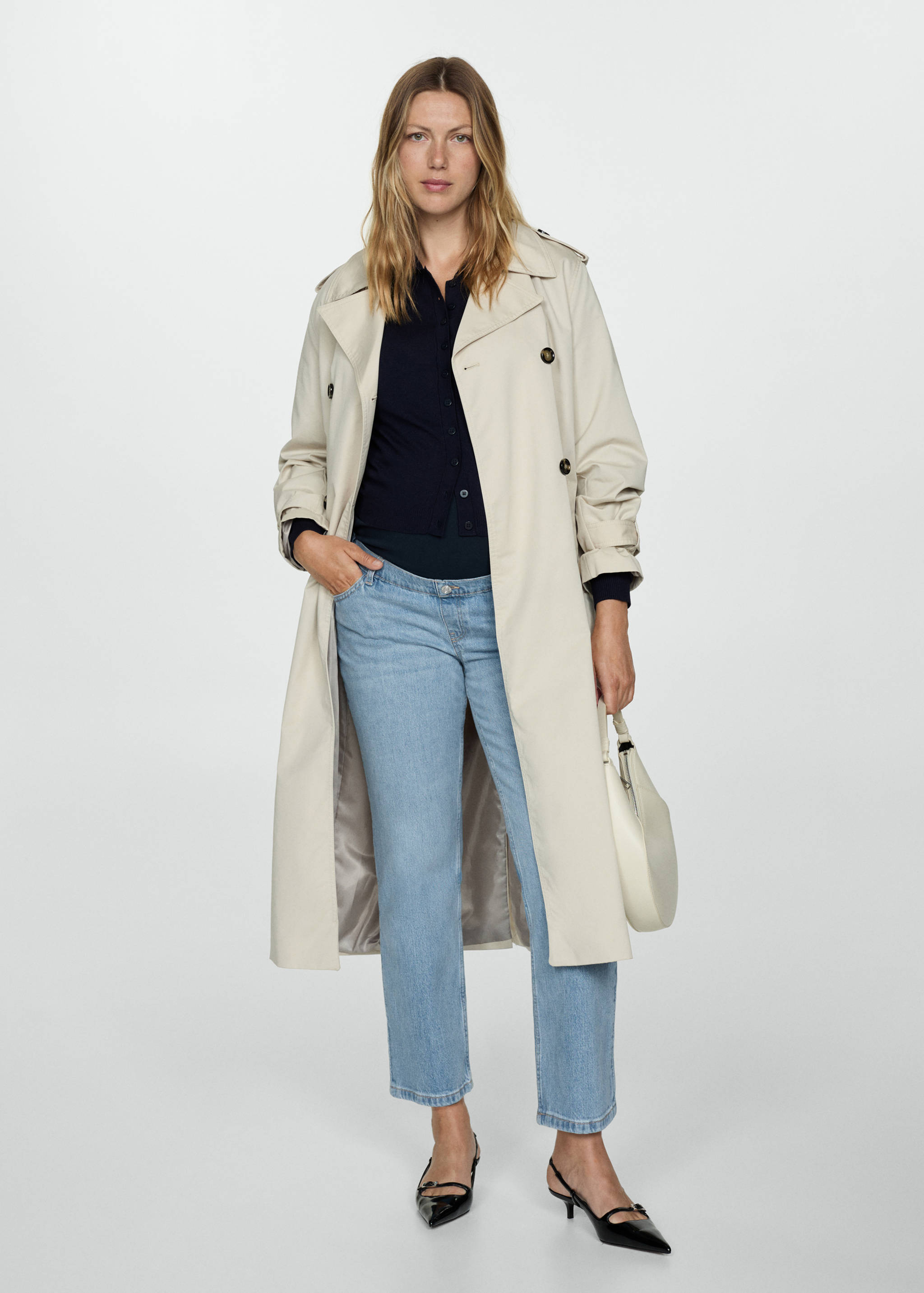 Jeans rectos premamá - Plano general