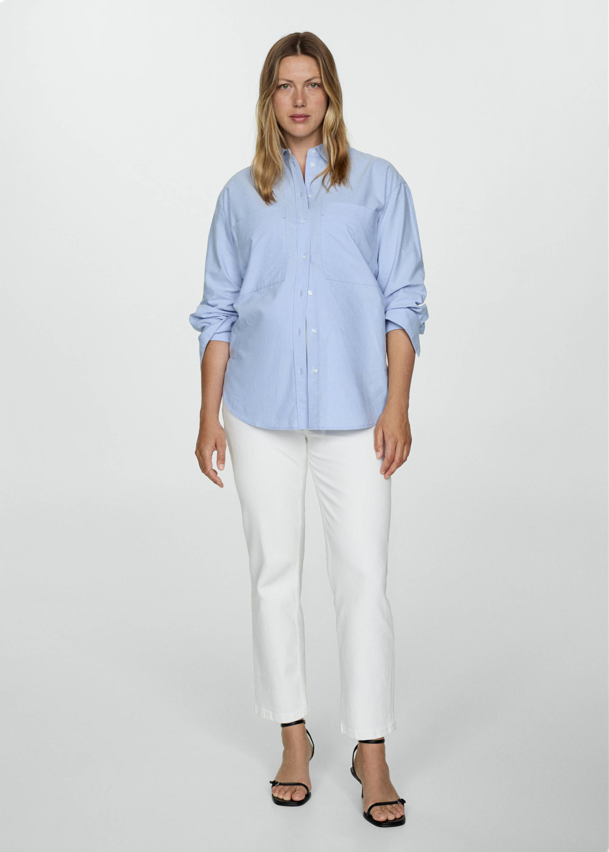 Jeans rectos premamá - Plano general