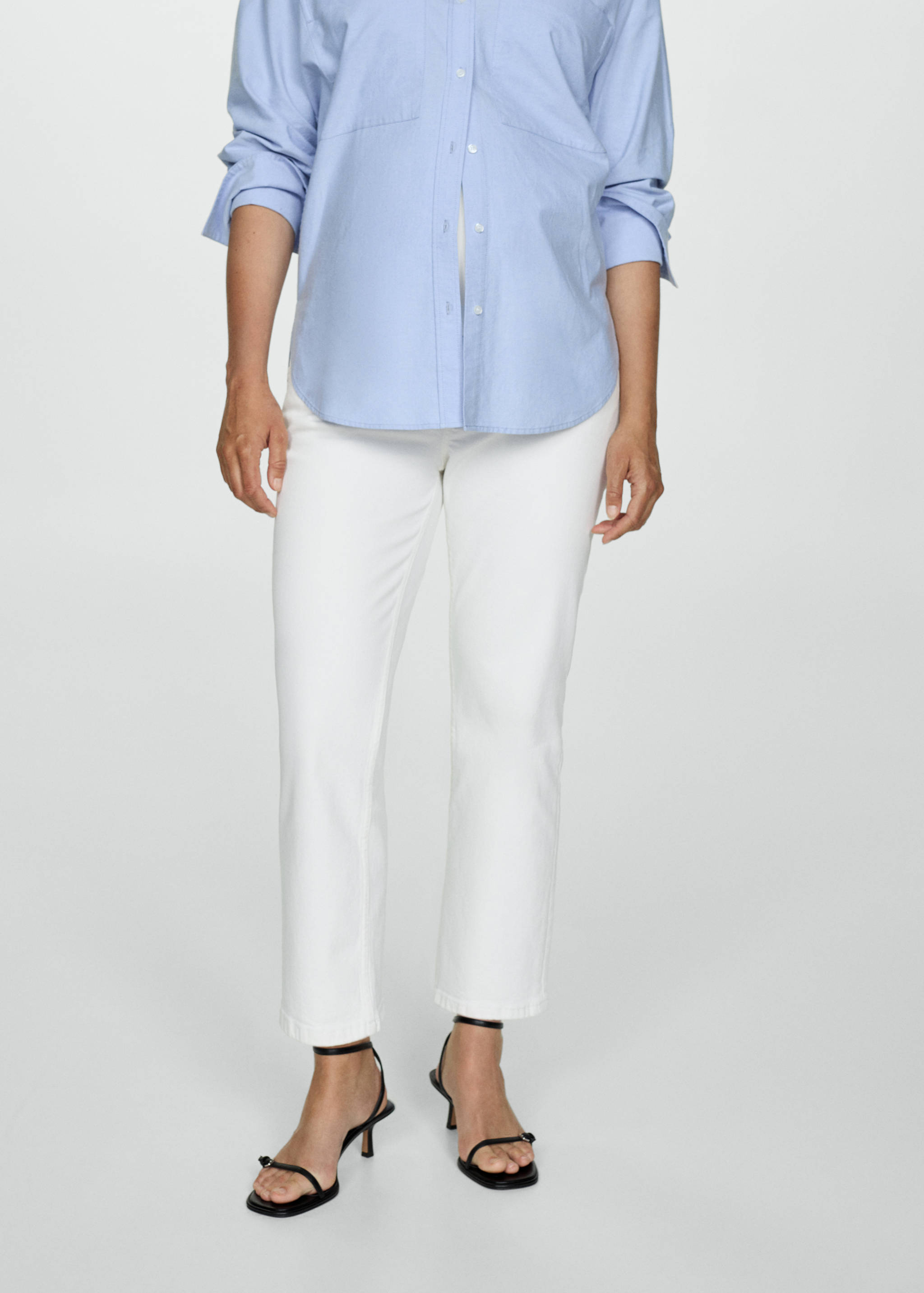 Jeans rectos premamá - Plano medio