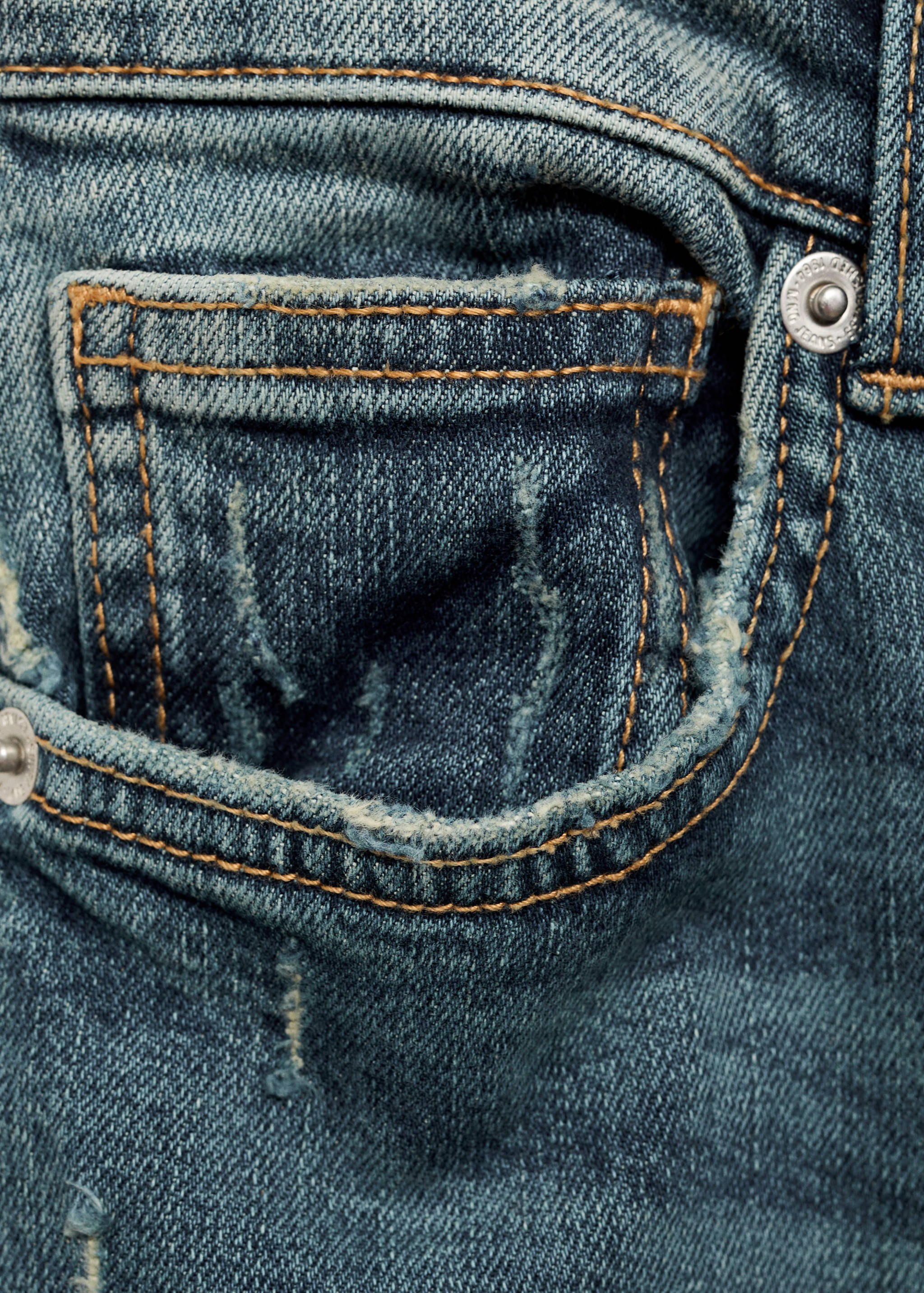 High-waist flared jeans - Details of the article 0