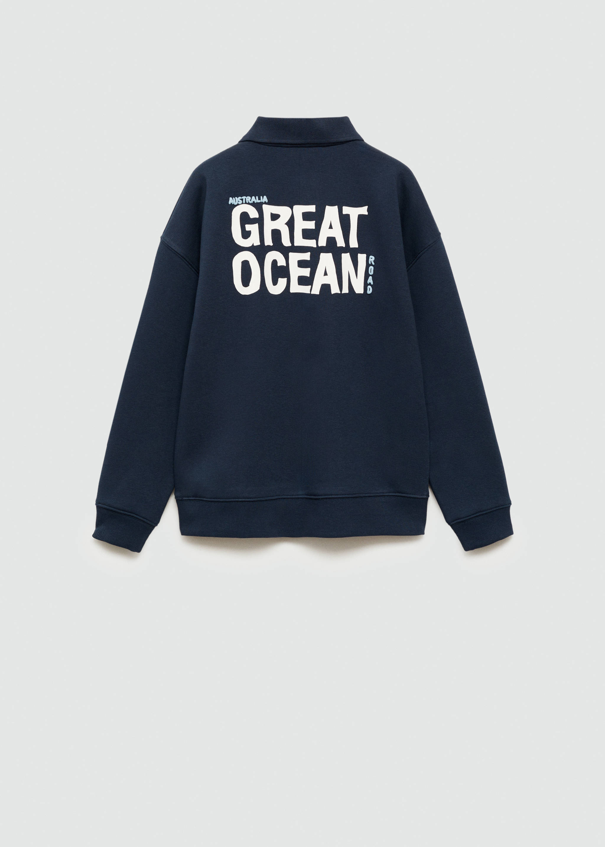 Sweat-shirt polo message - Verso de l’article