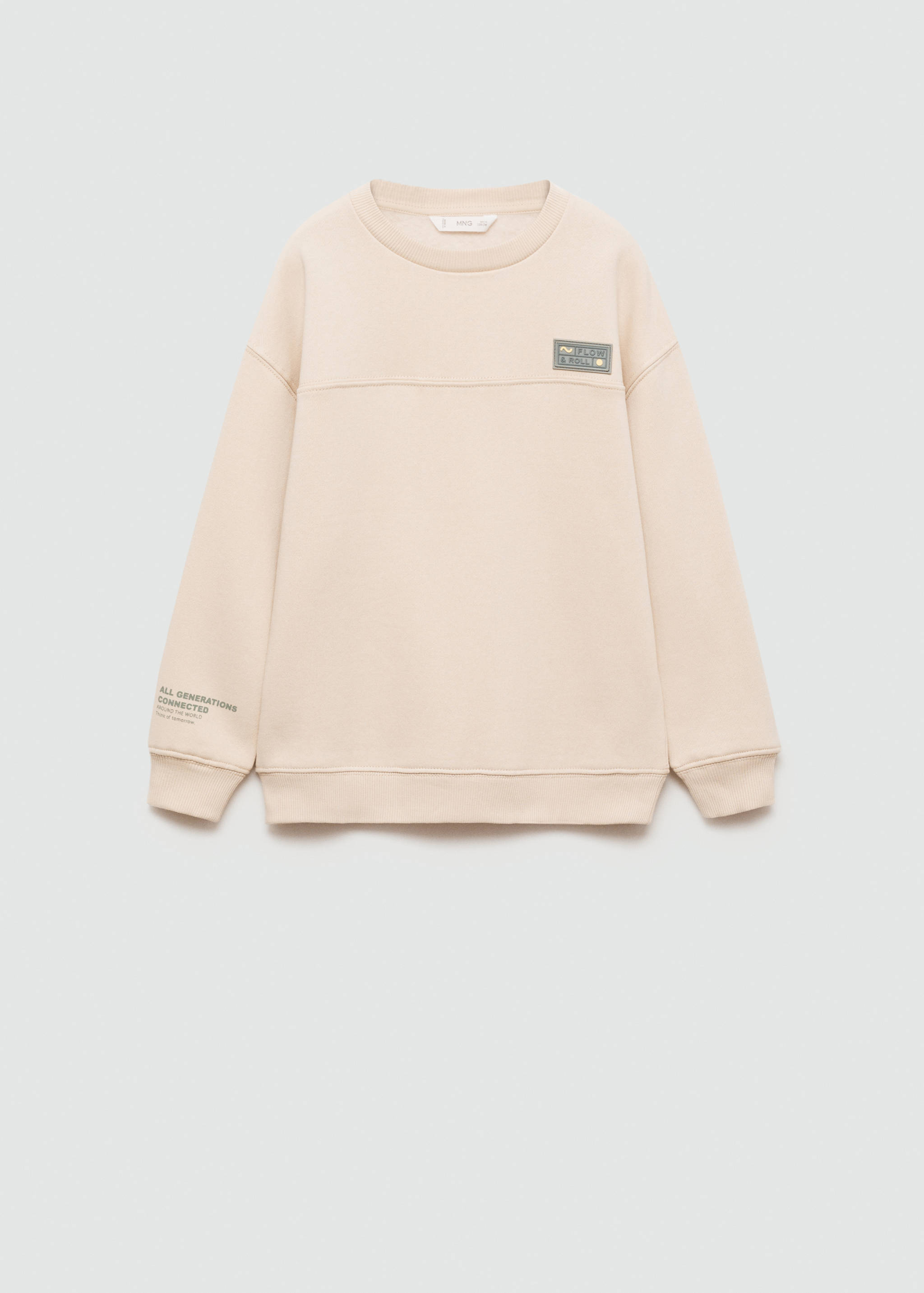 Path print sweatshirt - Article without model