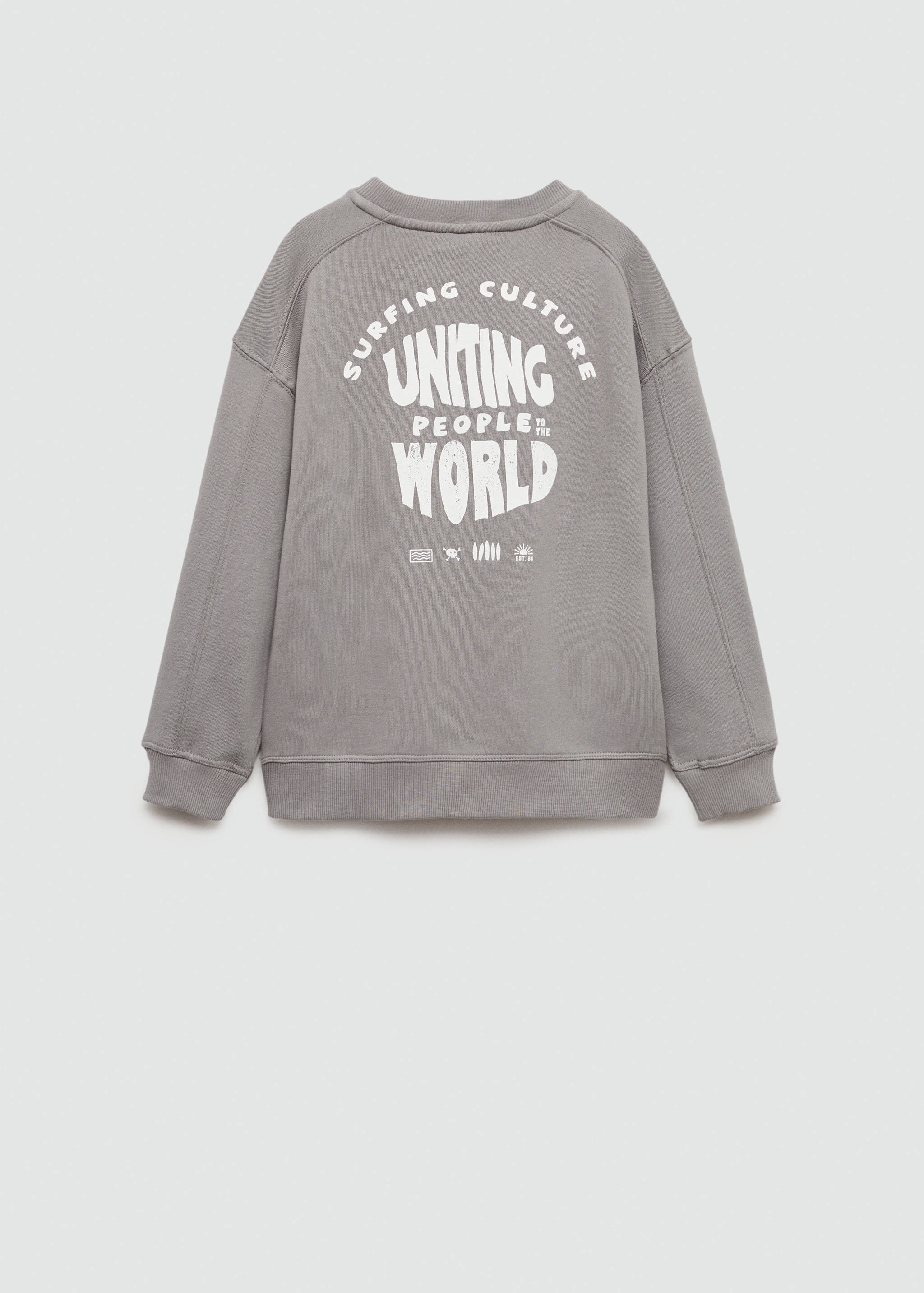 Surf printed sweatshirt - Reverse of the article