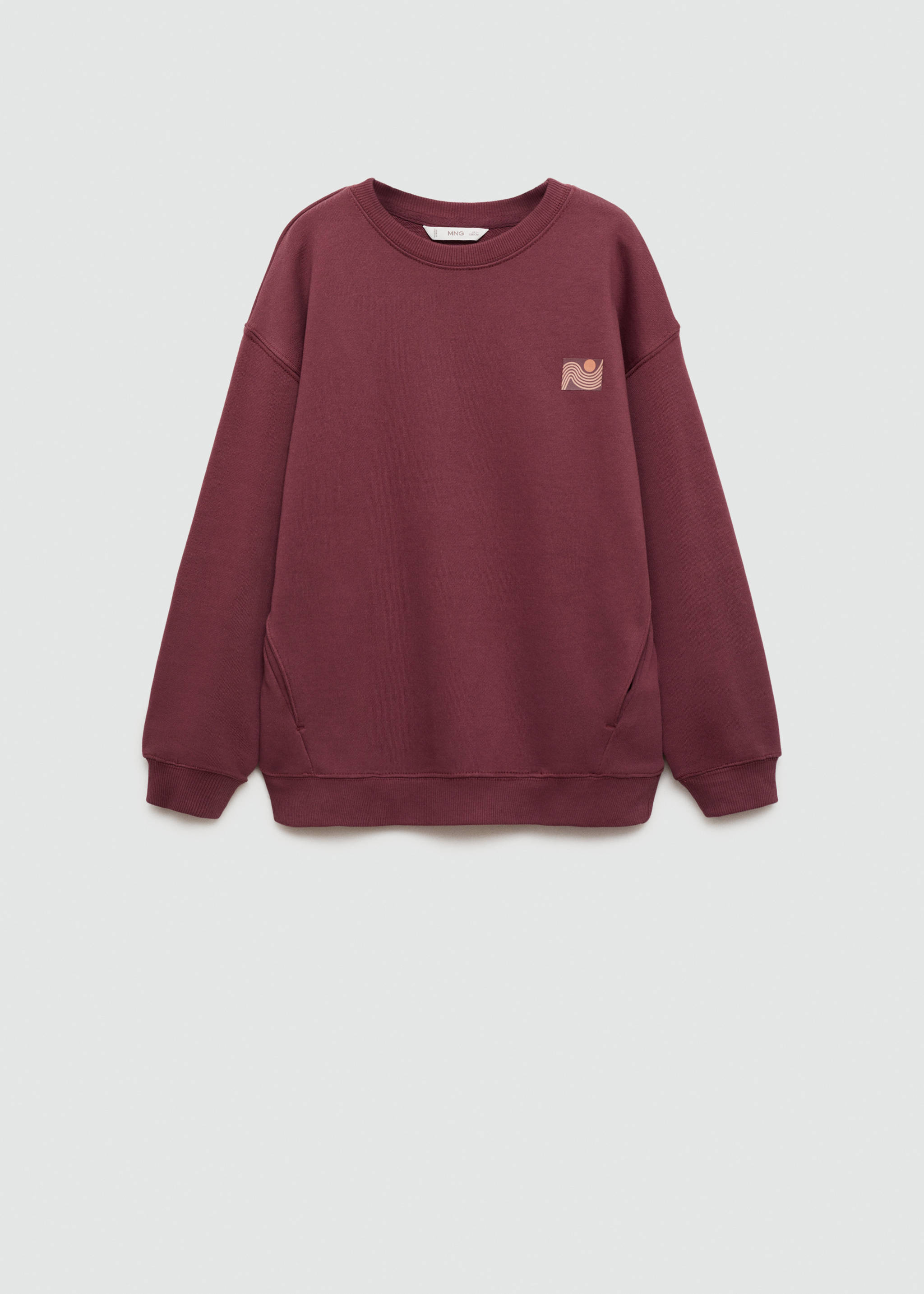 Printed cotton sweatshirt - Article without model