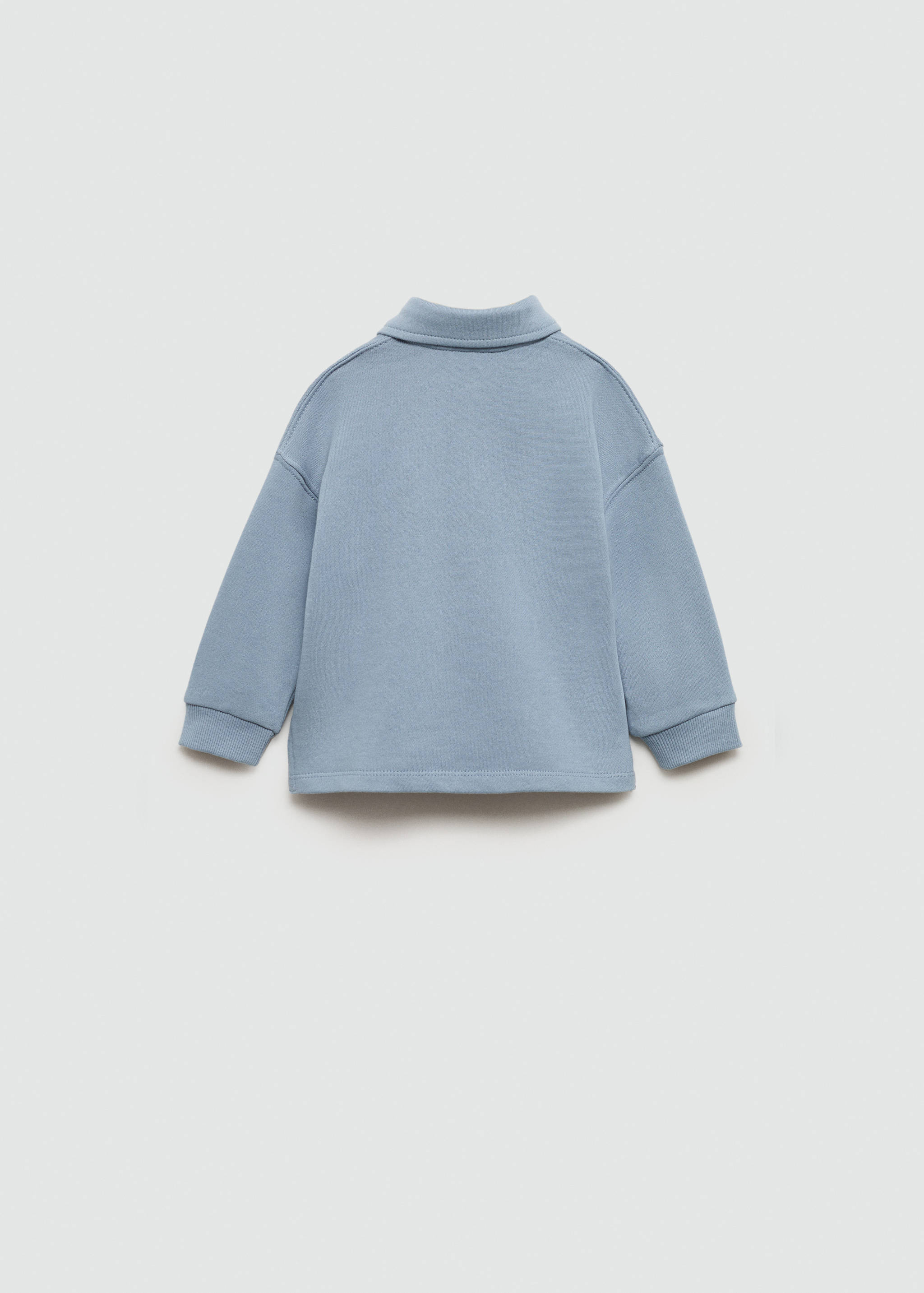 Polo-neck sweatshirt - Reverse of the article
