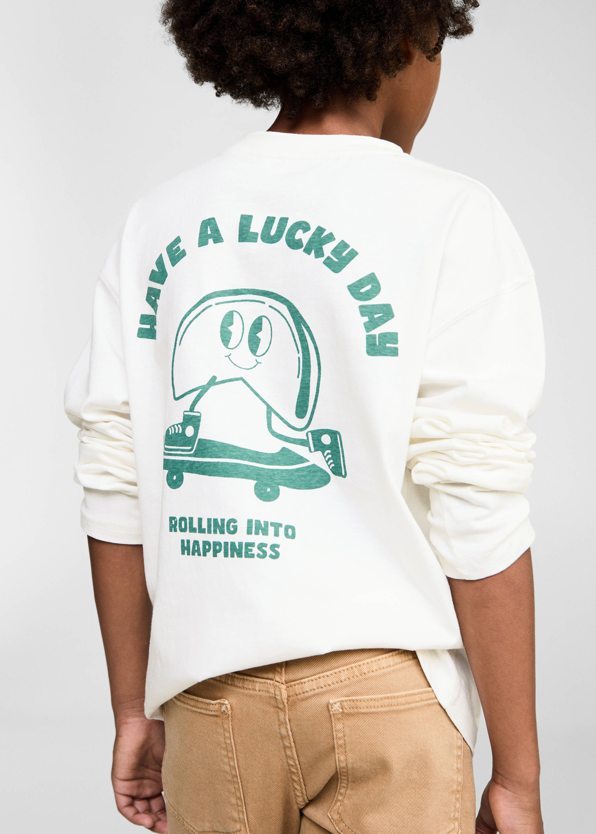 Skater printed t-shirt - Medium plane