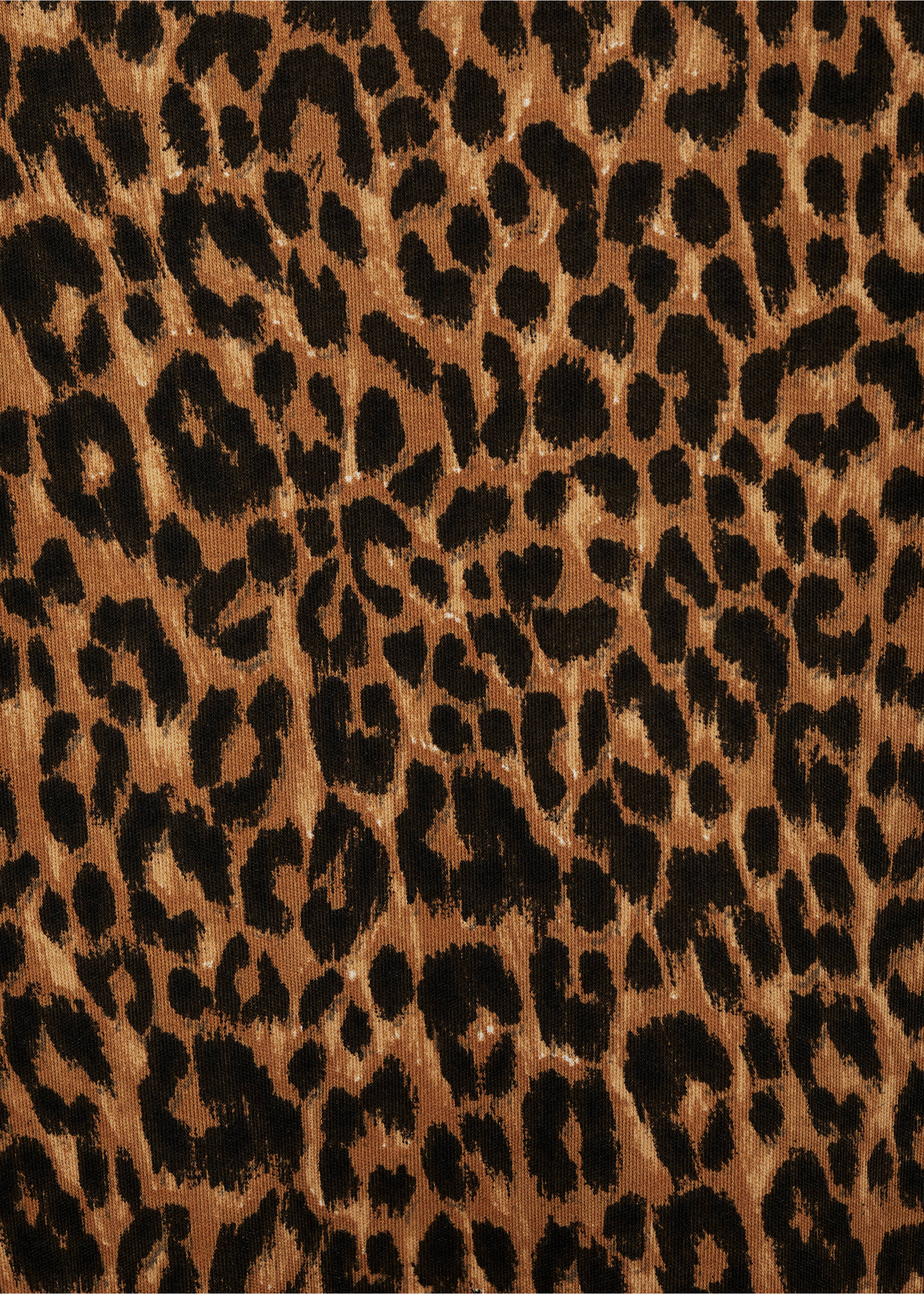 T-shirt coton imprimé animal - Détail de l'article 0, Marron. Ref: 77004787-00.