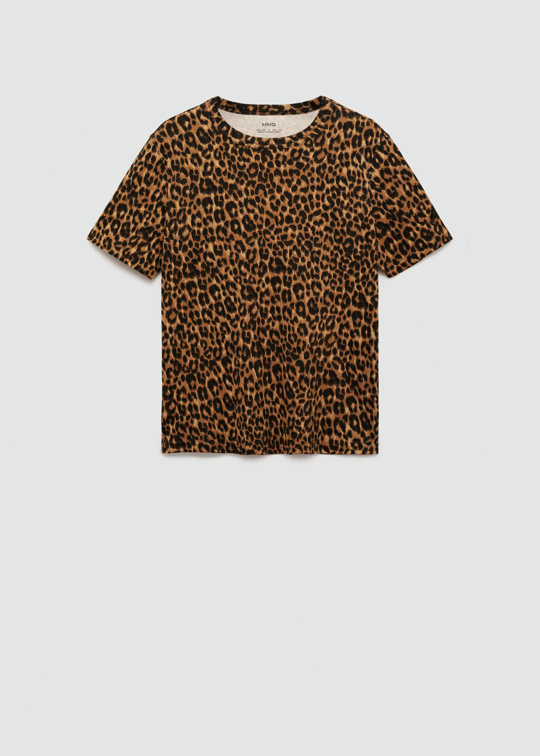Camiseta algodón animal print - Artículo sin modelo