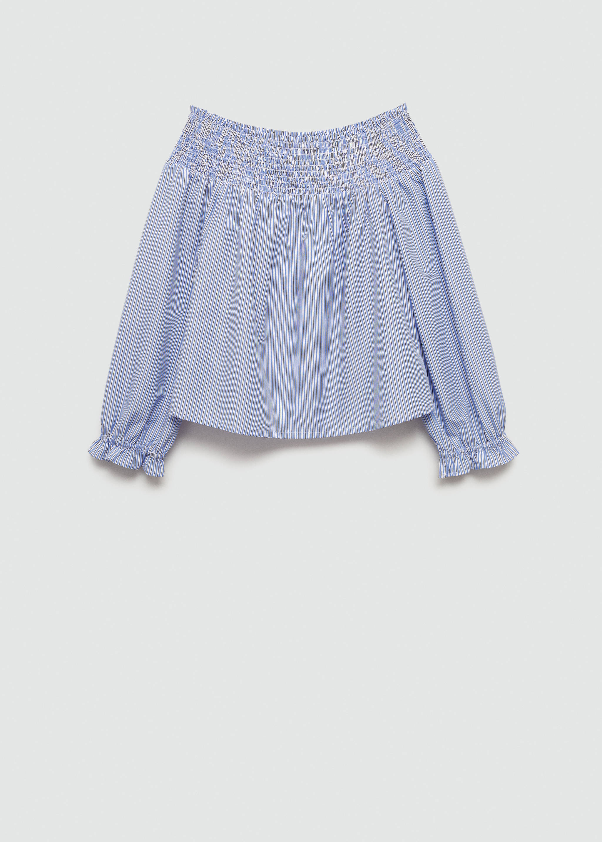 Блузка с открытыми плечами - Изделие без модели