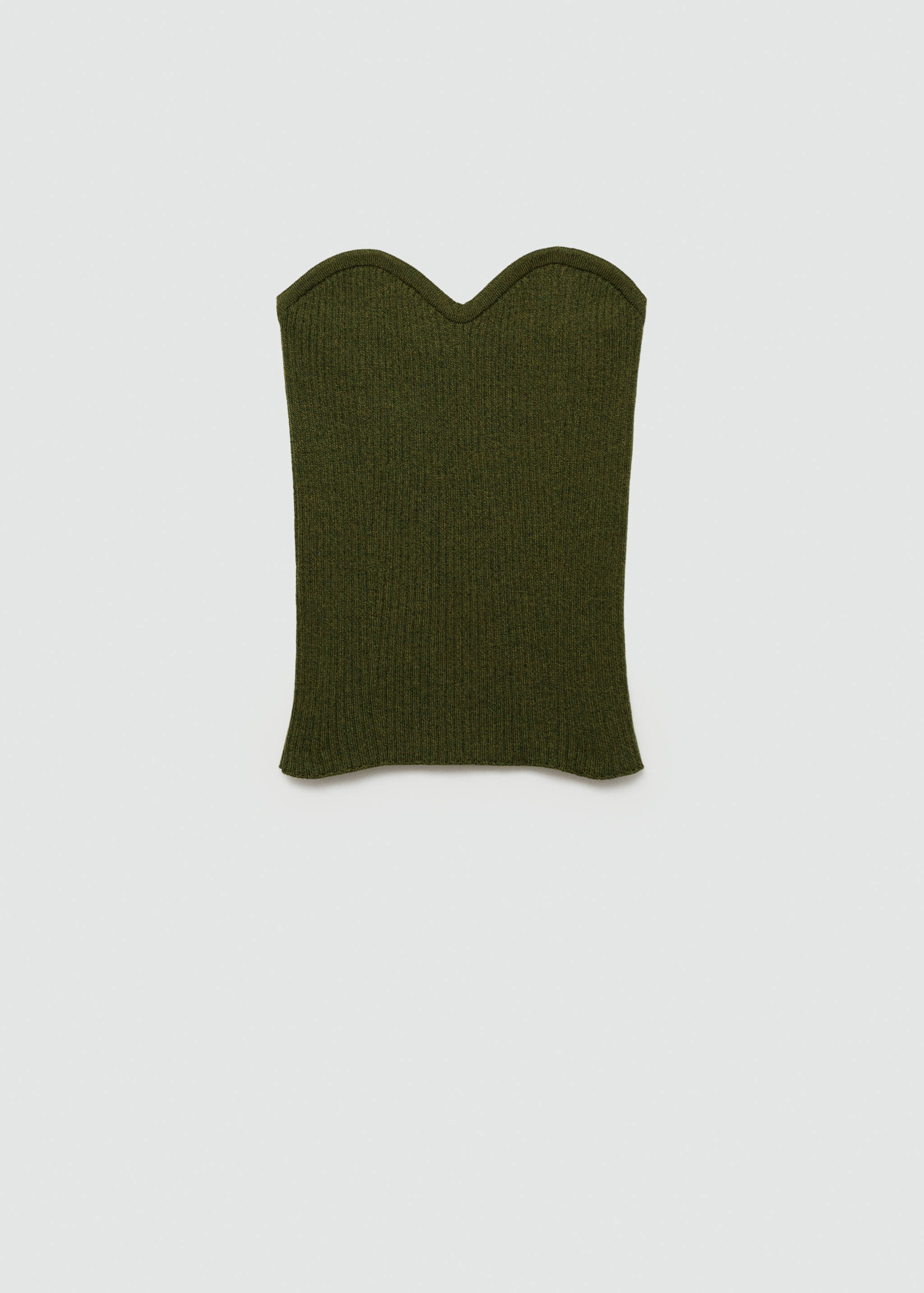 Top maille encolure cœur - Article sans modèle