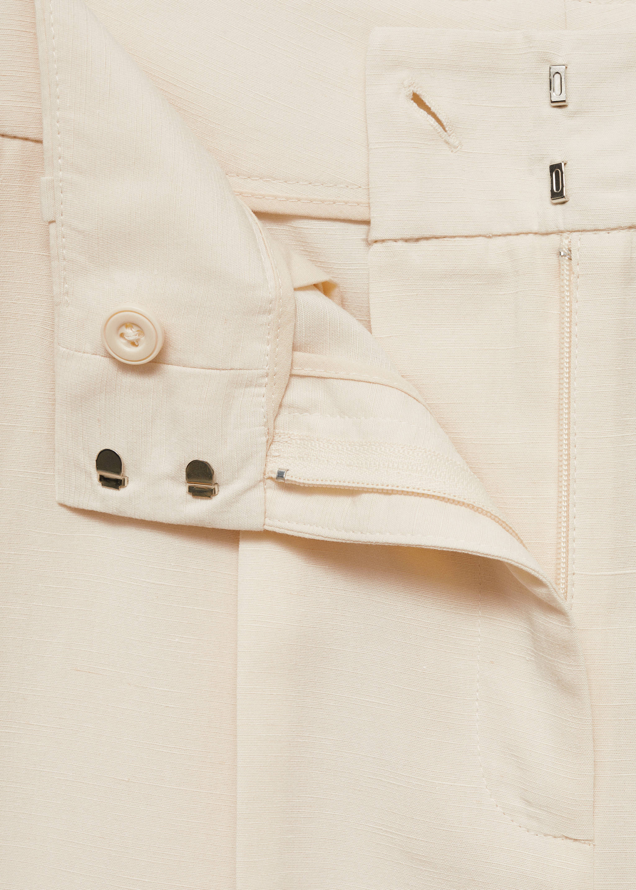Straight lyocell pants - Details of the article 8