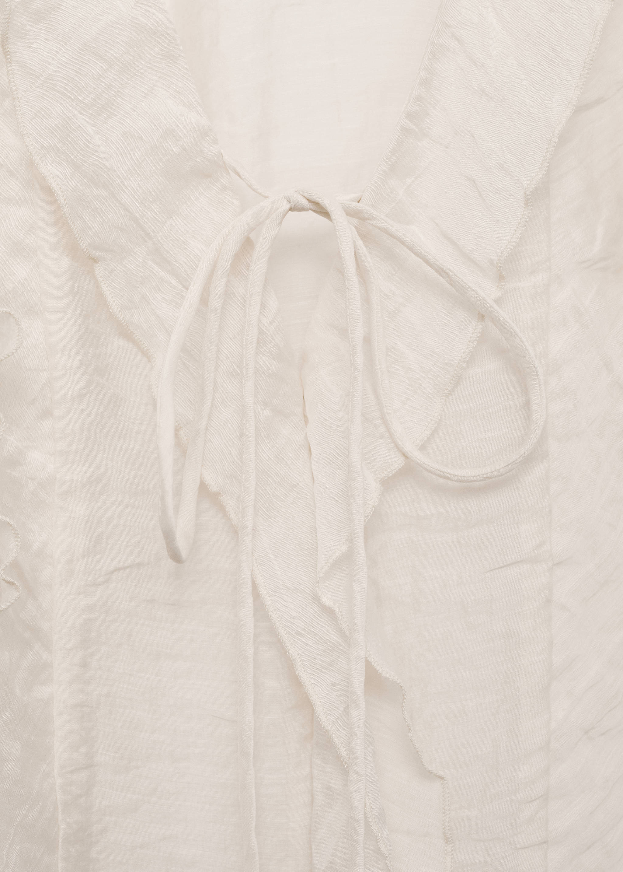 بلوزة من الليوسيل مع عقدة - تفاصيل المنتج 8