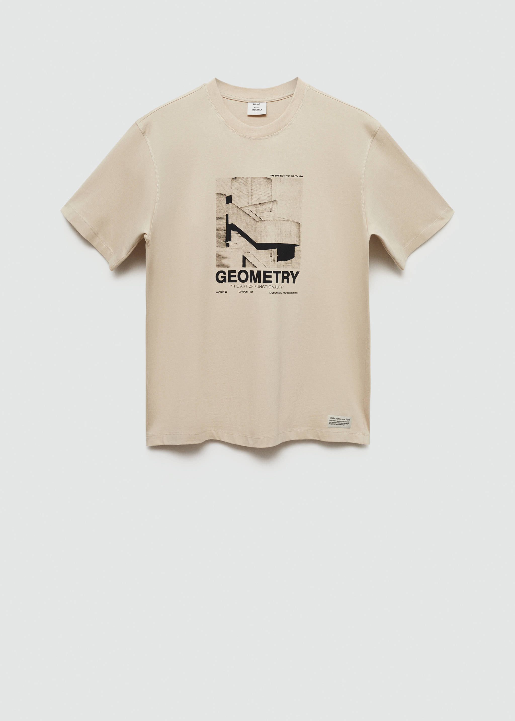 100% cotton t-shirt with graphic print on the front - Article without model