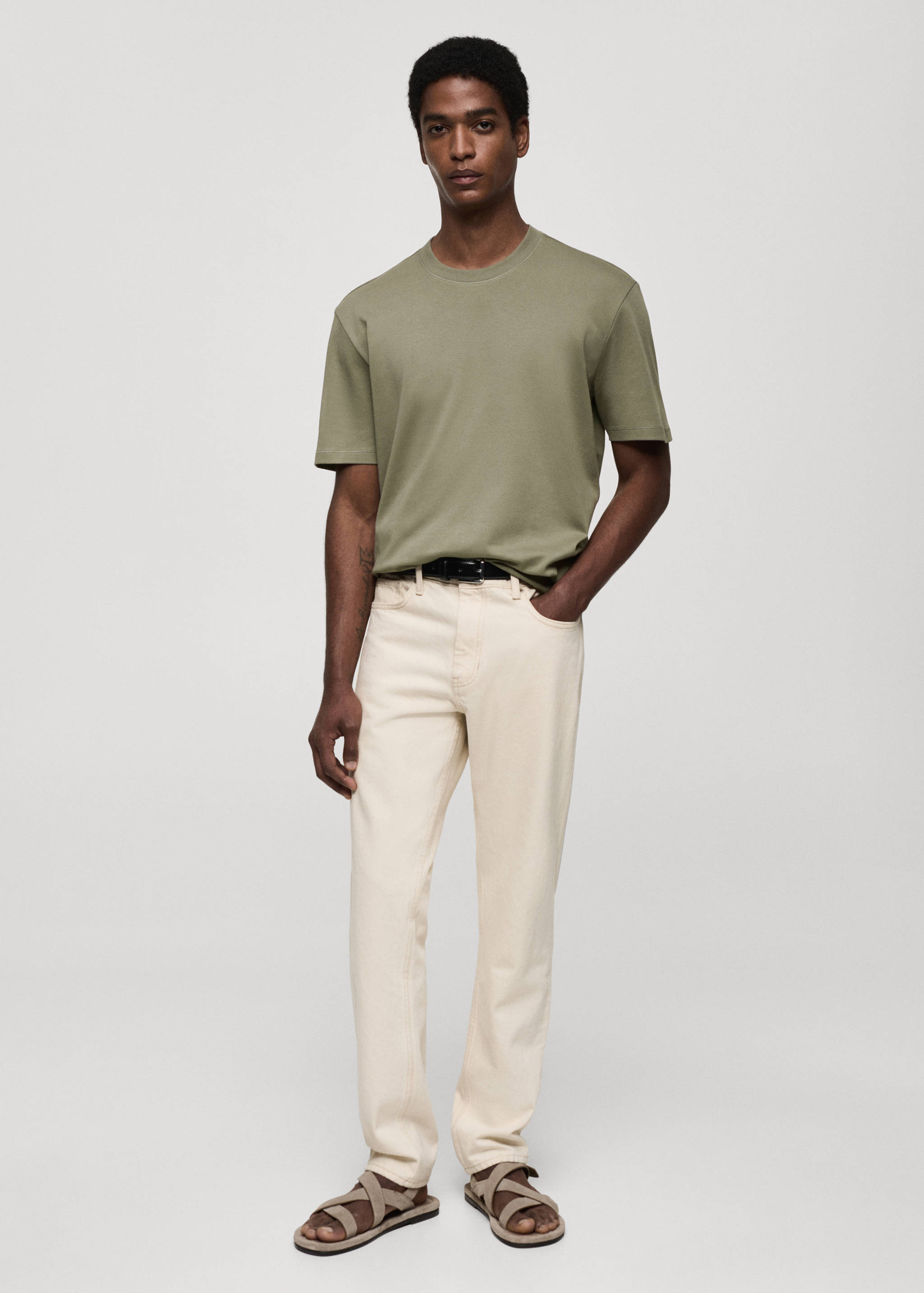 T-shirt regular-fit 100 % coton - Plan général