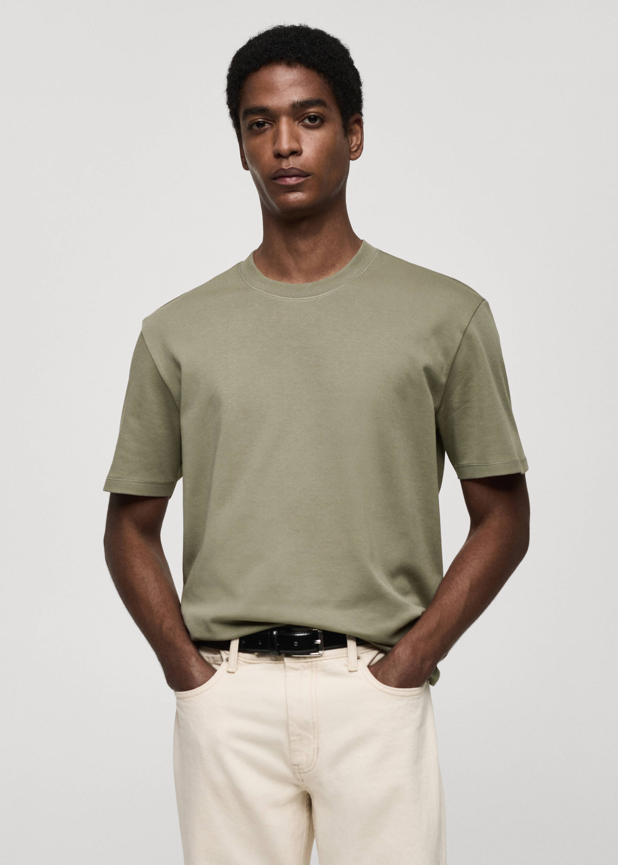 T-shirt regular-fit 100 % coton - Plan moyen