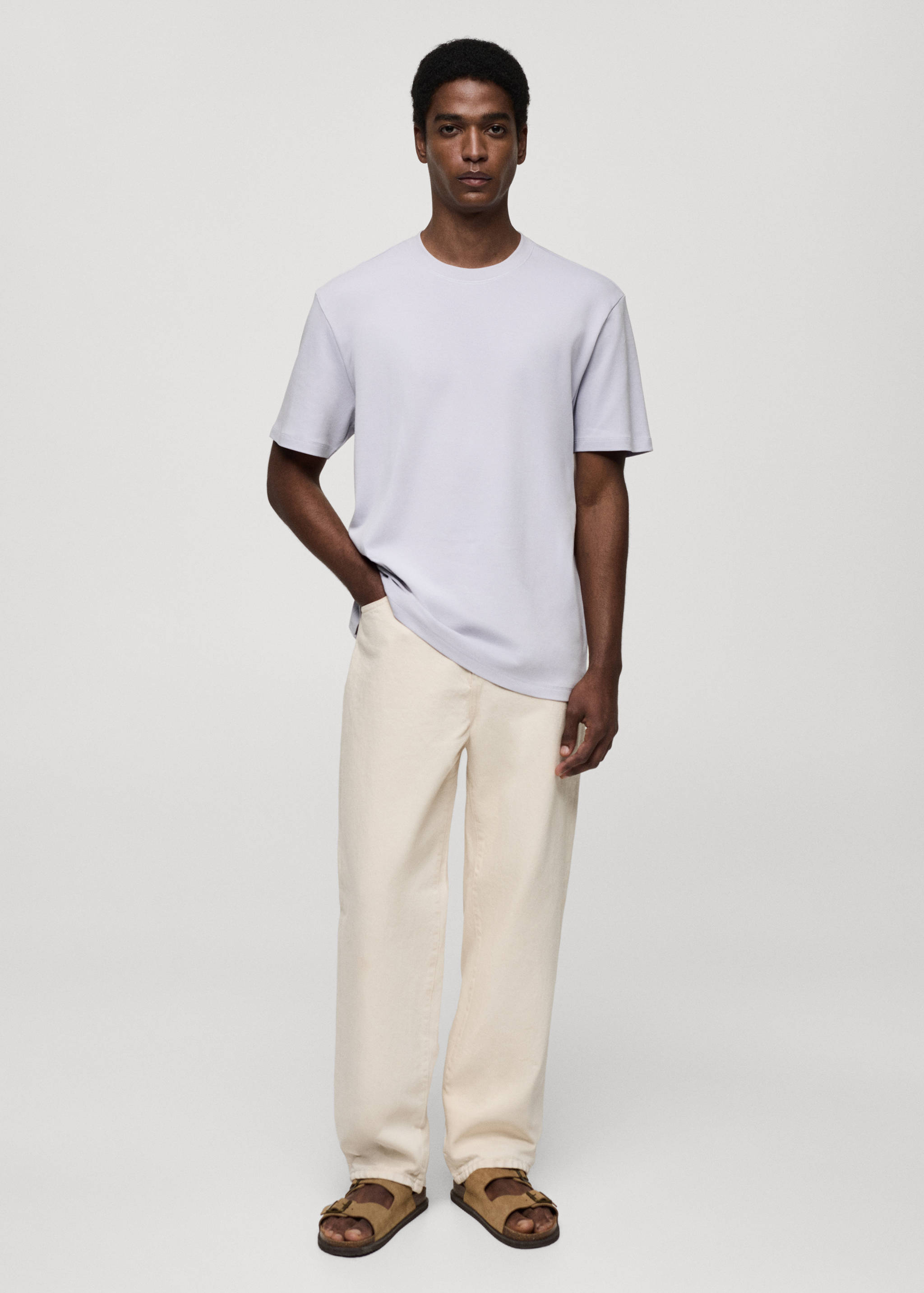 T-shirt regular-fit 100 % coton - Plan général