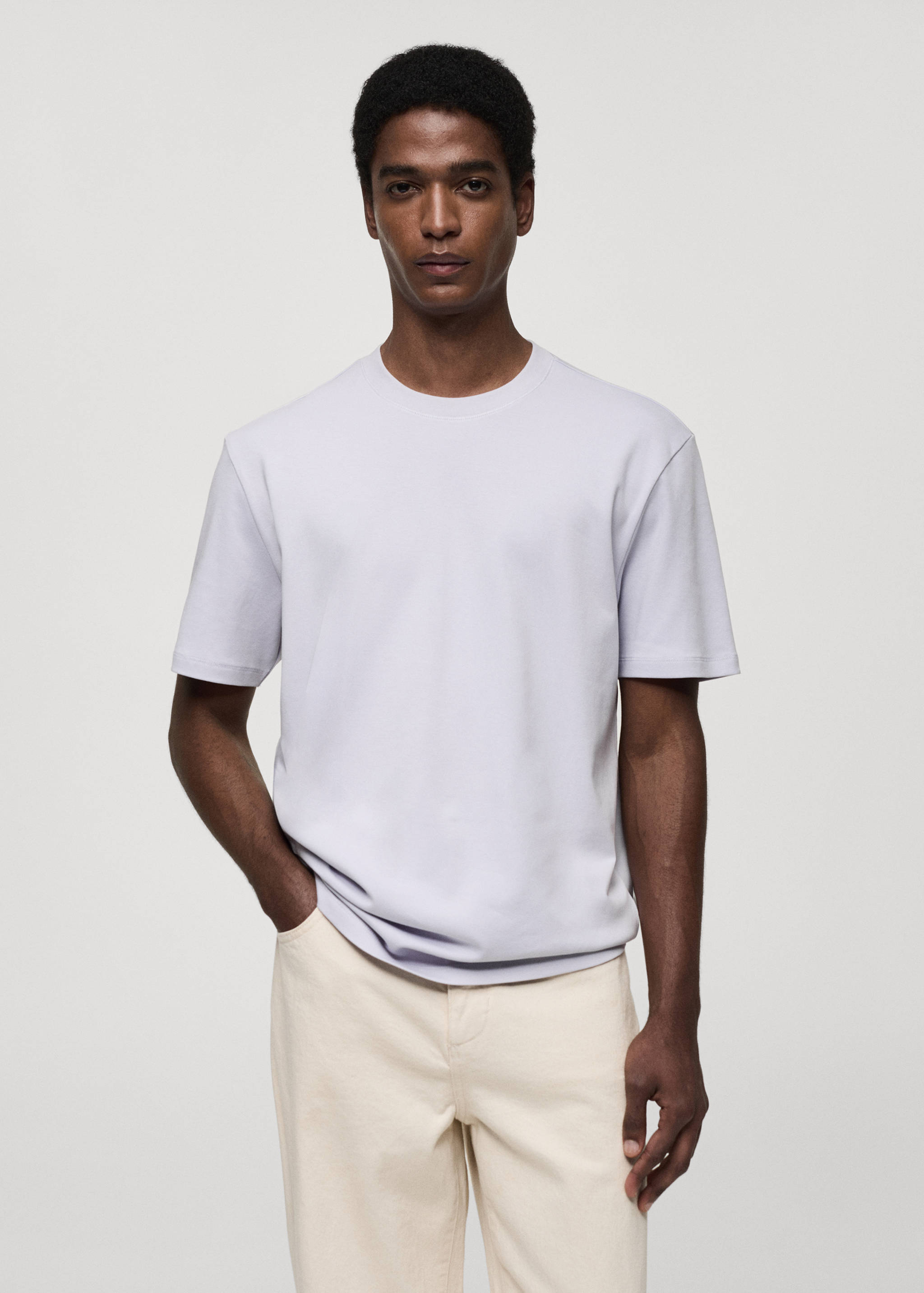 T-shirt regular-fit 100 % coton - Plan moyen